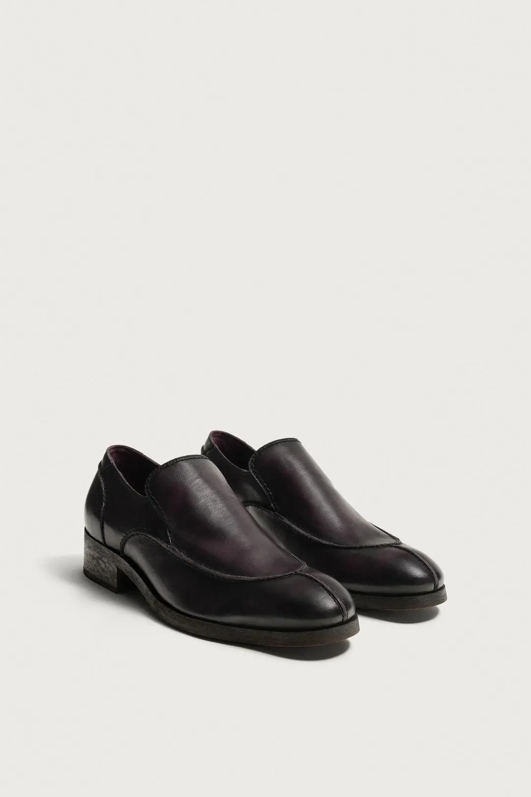 Классические кожаные лоферы, Zara
