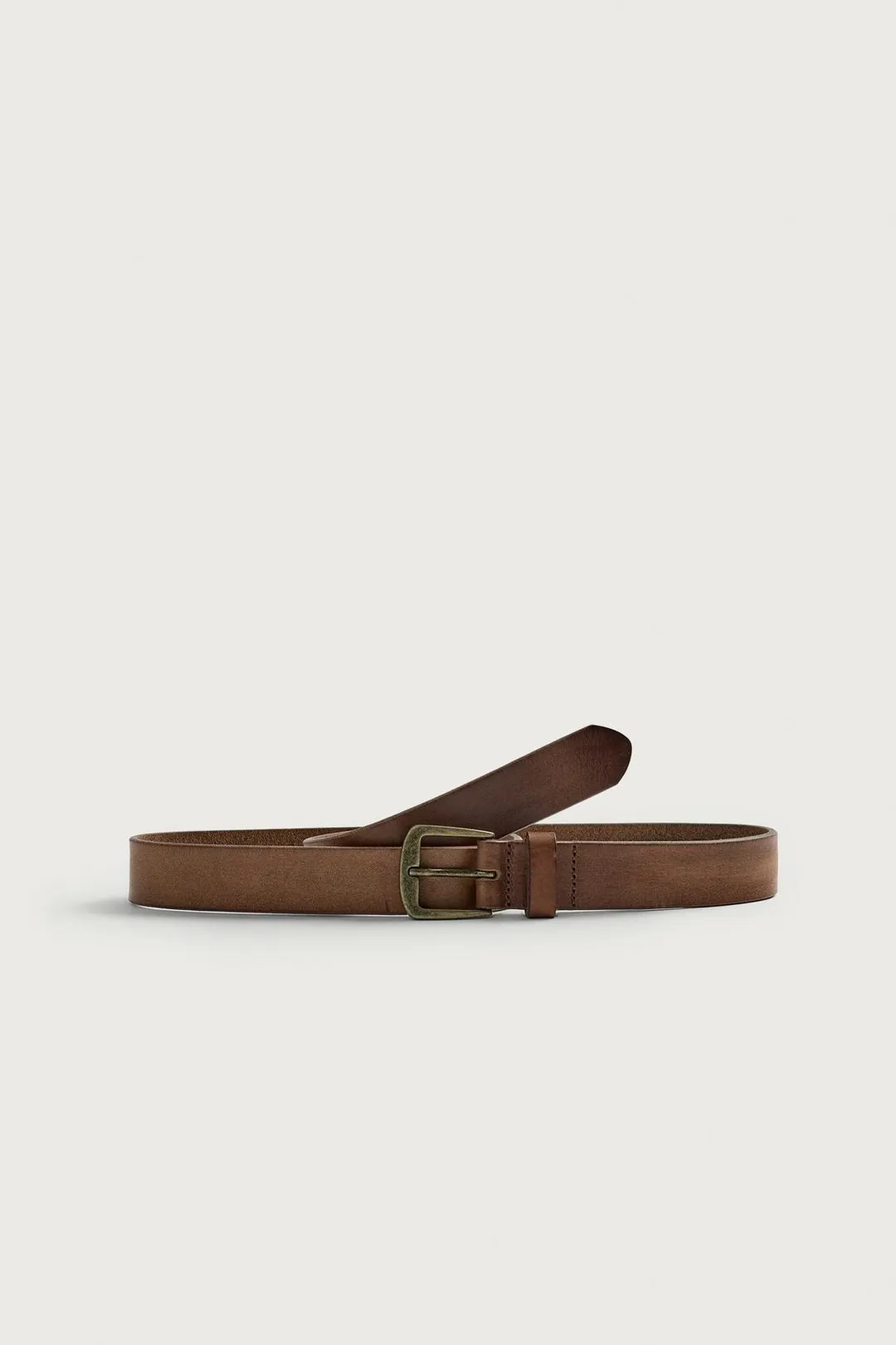 Кожаный ремень с винтажным эффектом, Zara