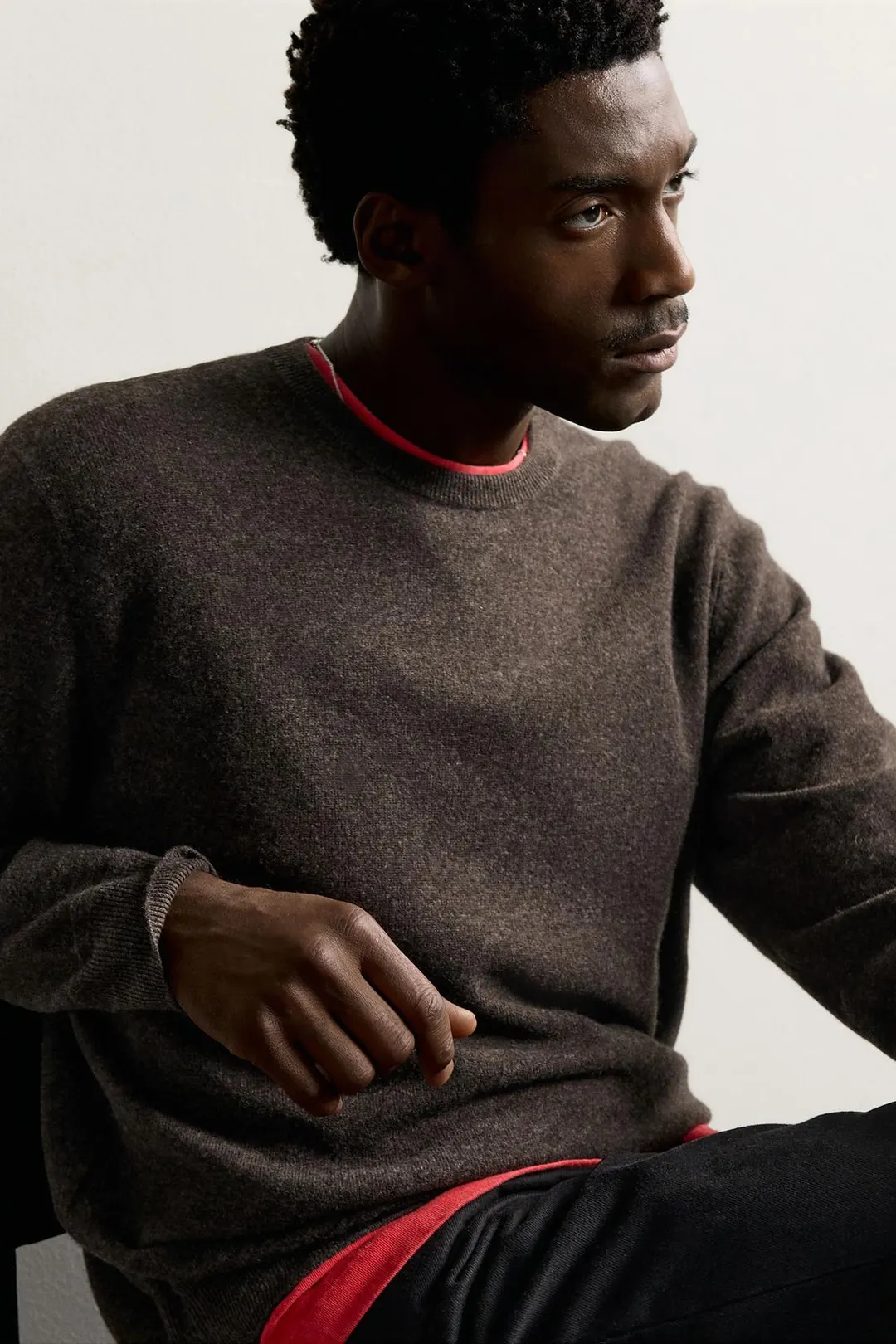 Джемпер прямого кроя из смесовой шерсти, Zara