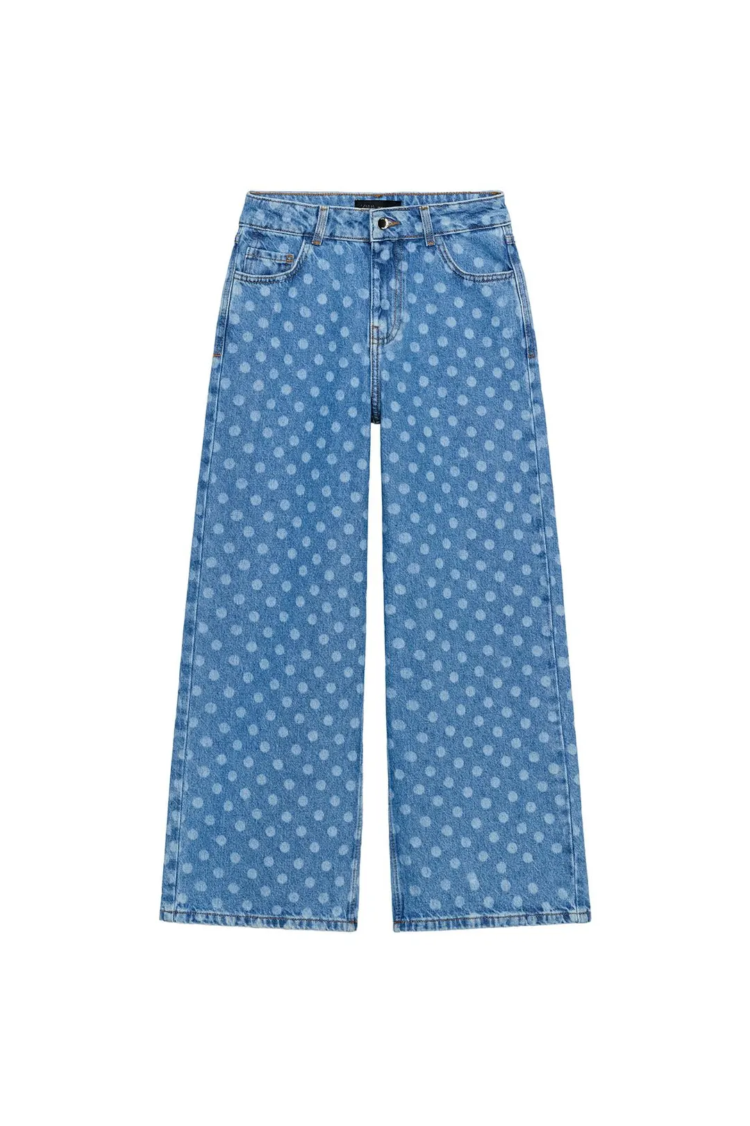 Кюлоты с высокой посадкой в горошек Z1975, Zara