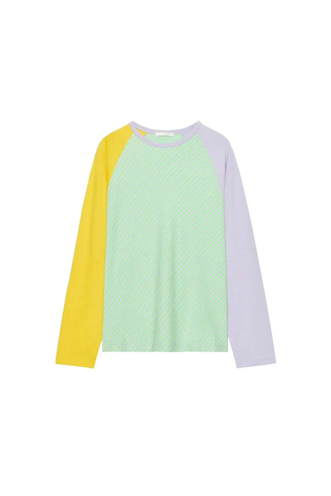 Трехцветная футболка из хлопка и льна, Zara