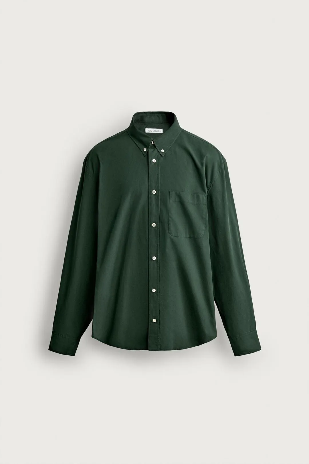 Хлопковая рубашка свободного кроя, Zara