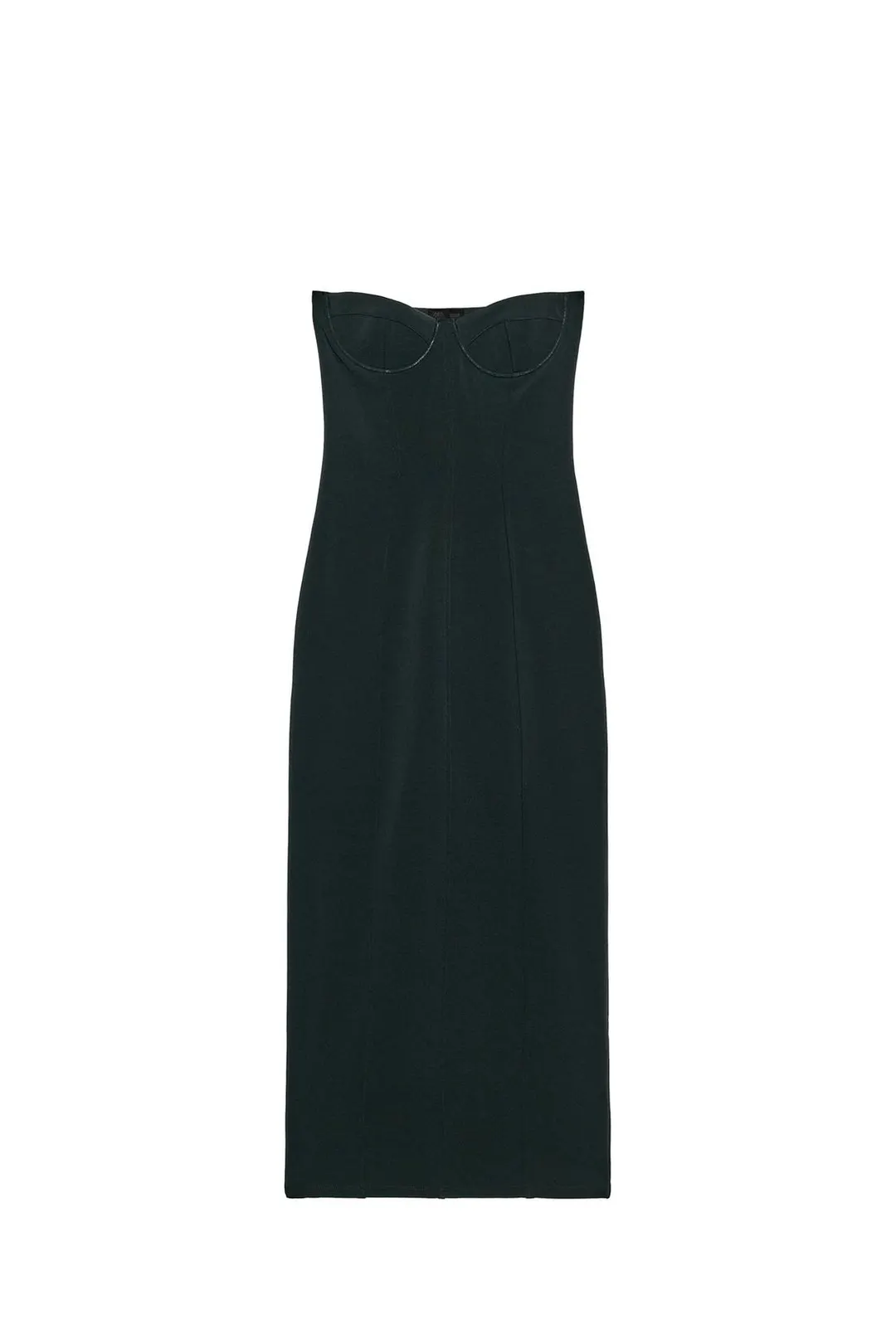 Платье эластичное в корсетном стиле, Zara