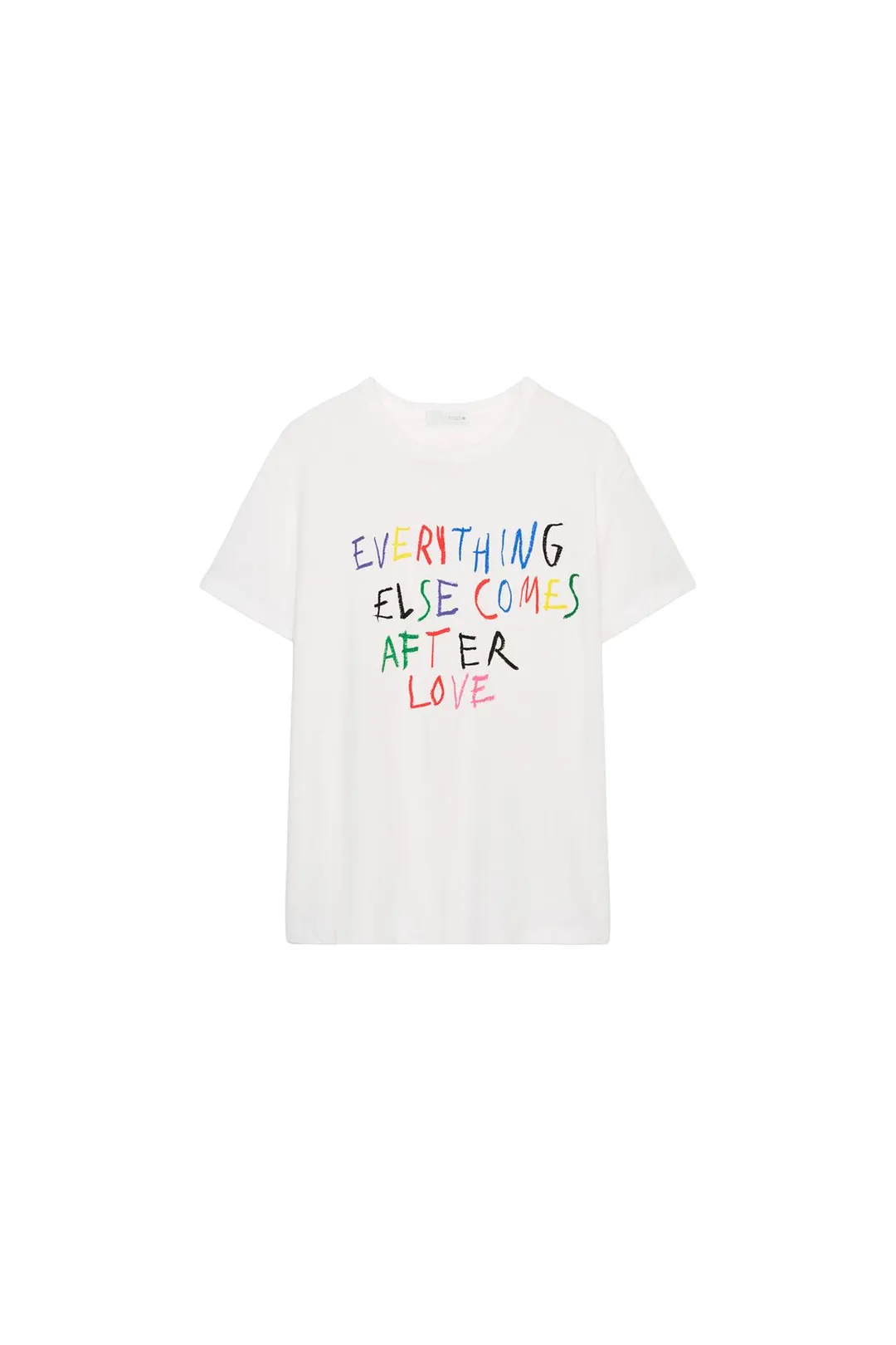 Фактурная футболка с надписью, Zara