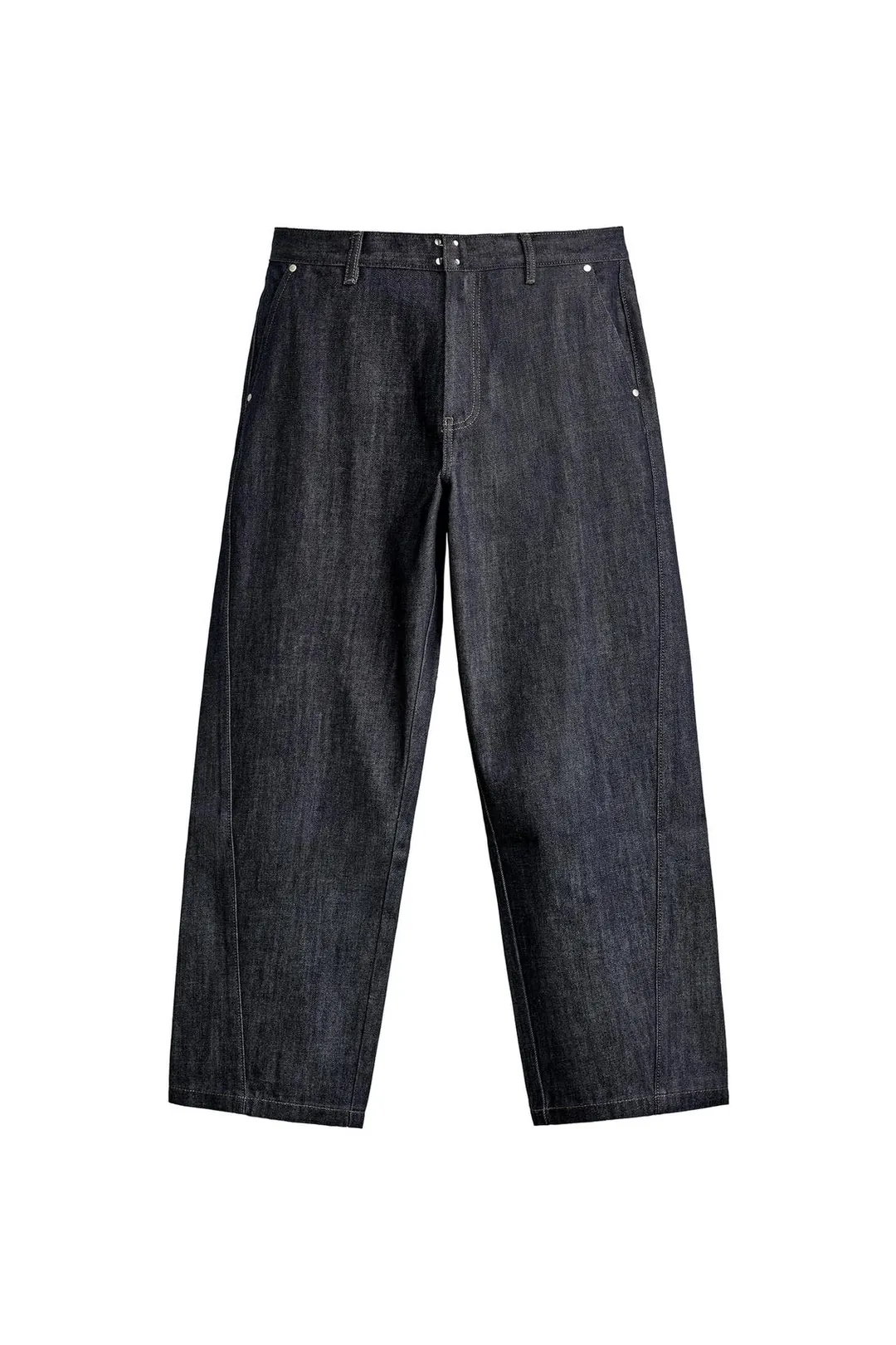 Джинсы широкие с металлическим крючком, Zara