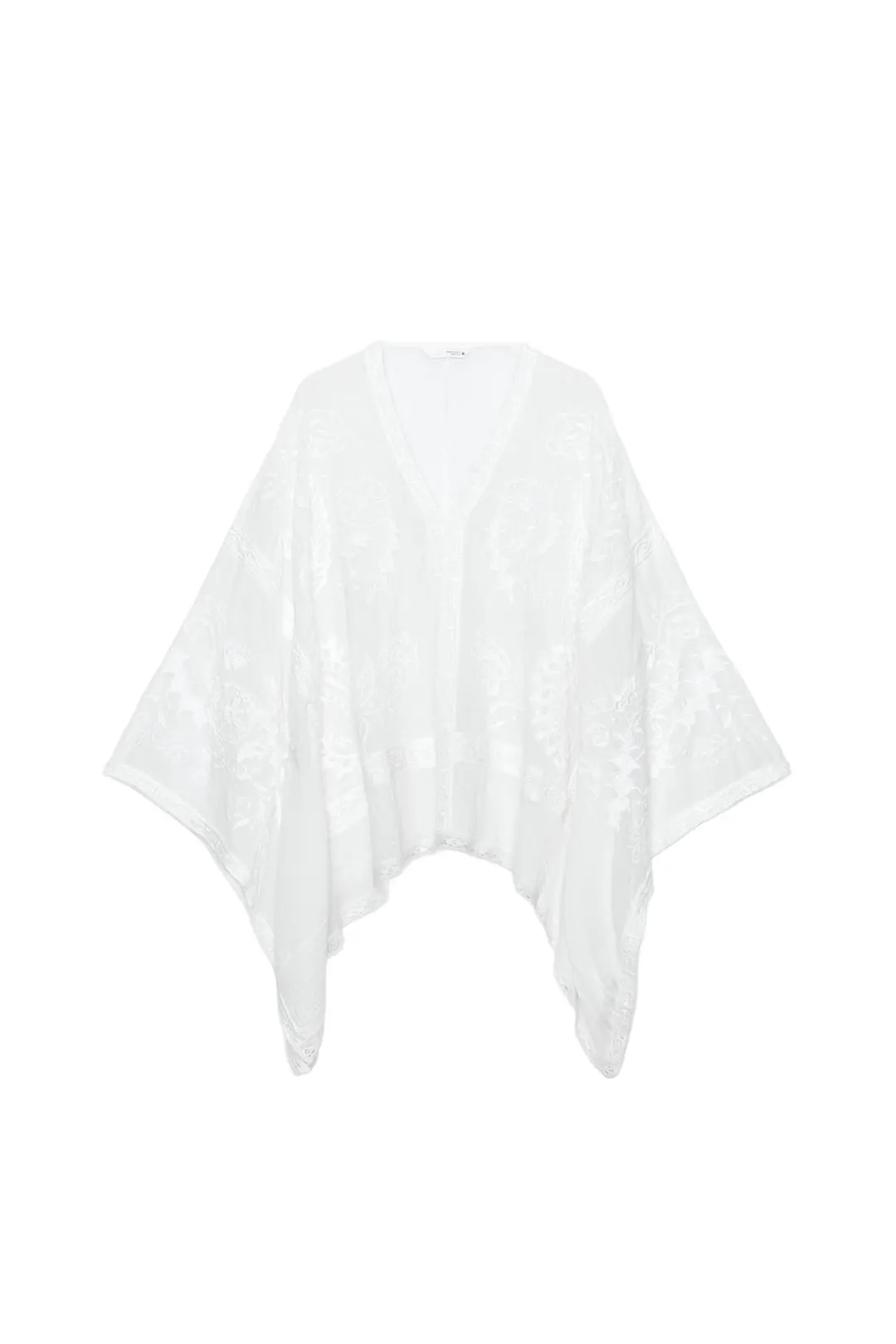 Блузка-кейп с вышивкой ZW Collection, Zara