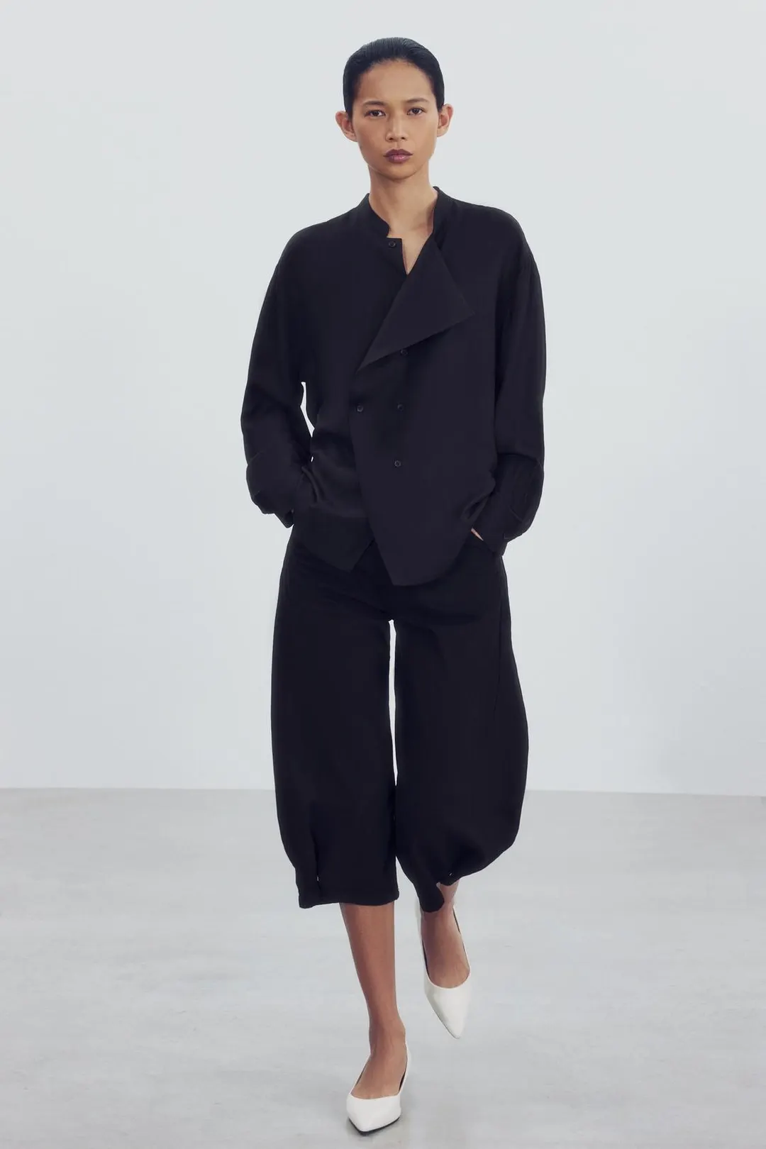 Рубашка с запахом ZW Collection, Zara