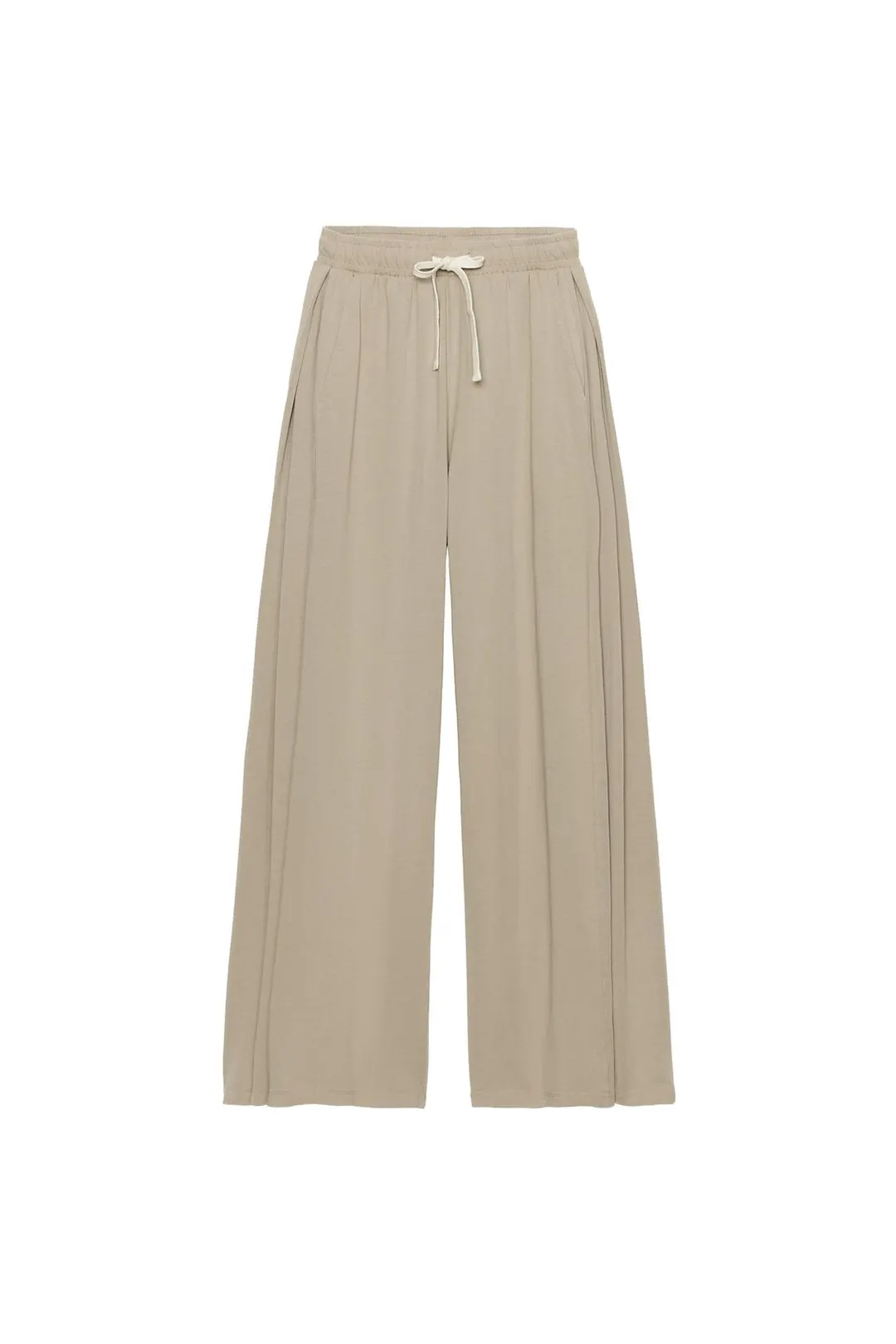 Брюки из хлопка со складками, Zara