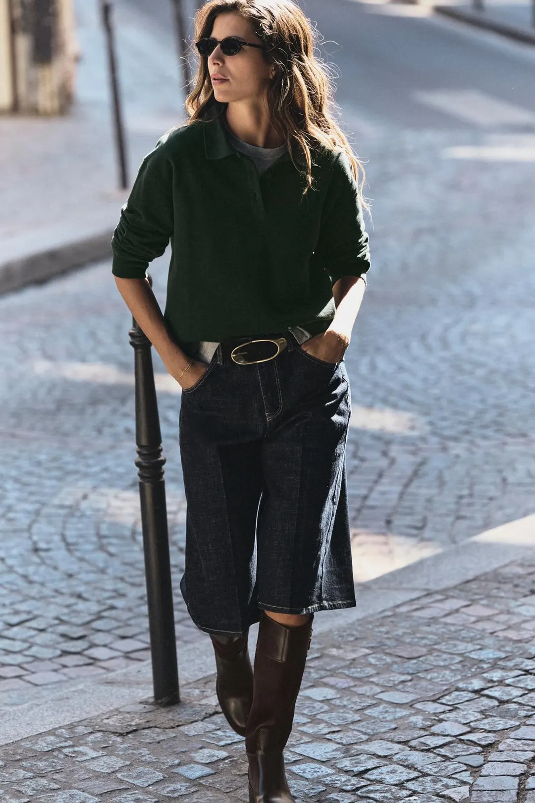 Поло с длинными рукавами, Zara