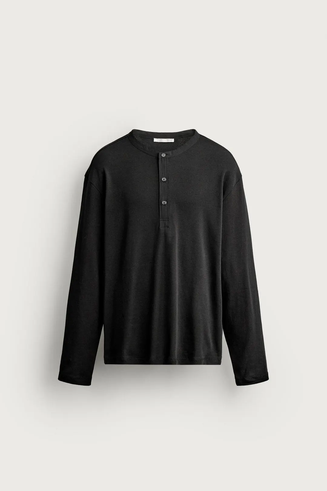 Футболка хенли свободного кроя, Zara