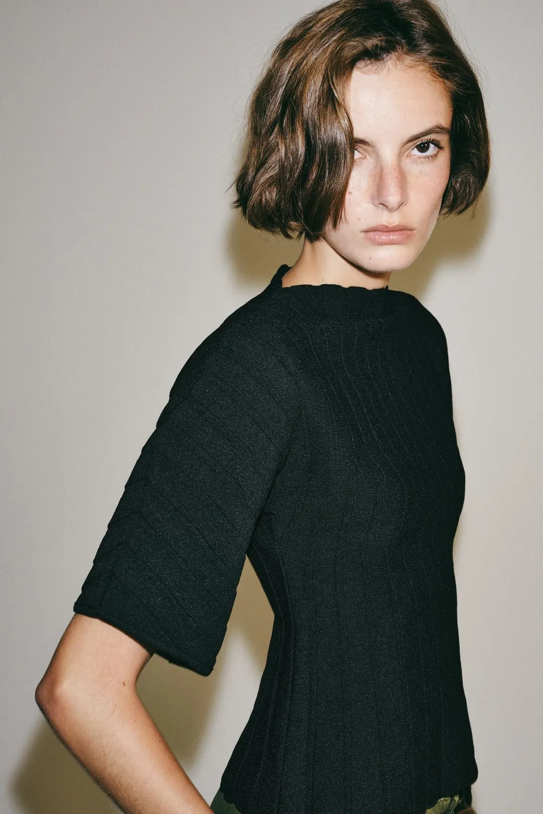 Топ в рубчик, Zara