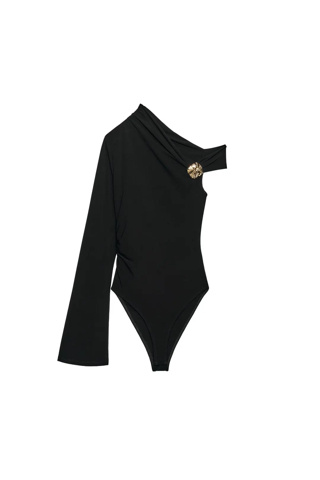 Боди асимметричное с украшением, Zara