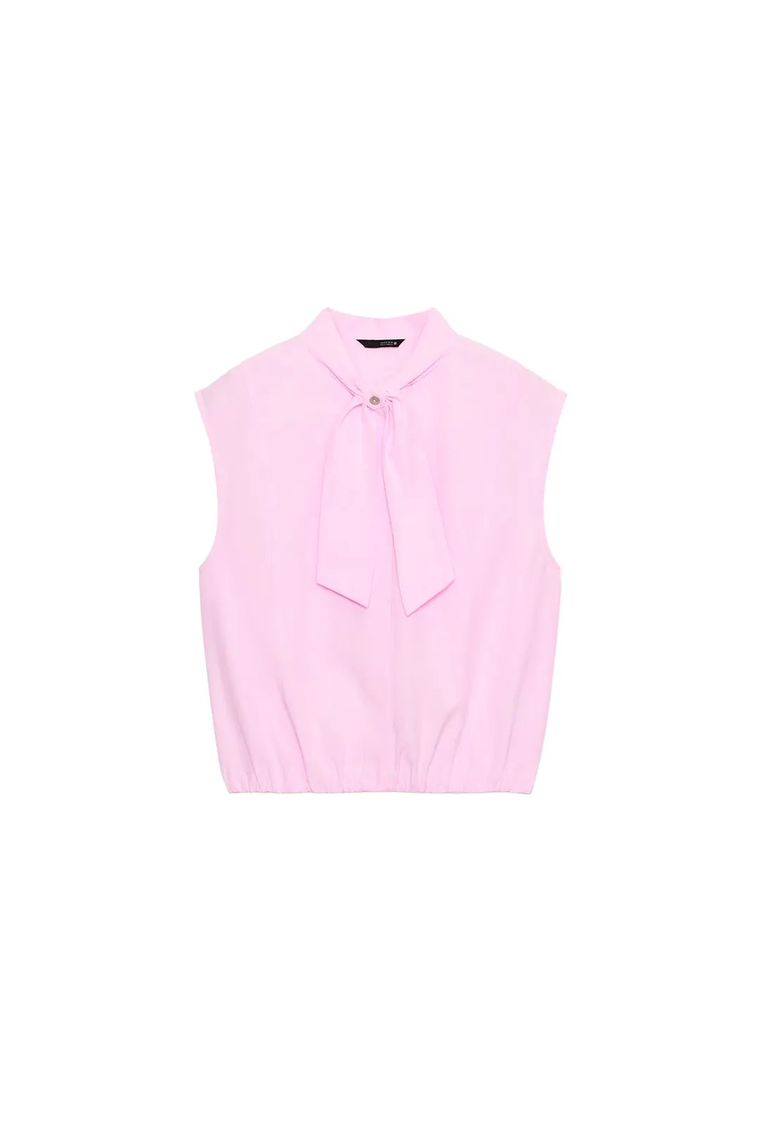 Блузка без рукавов с бантом, Zara