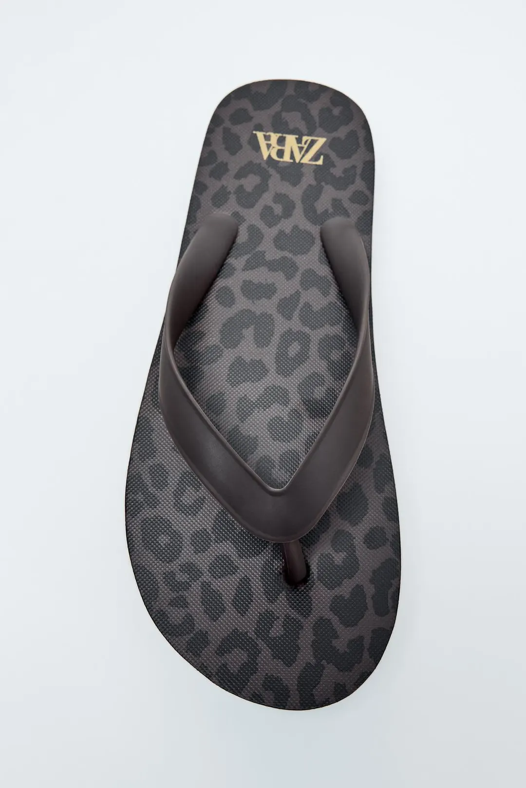 Сандалии без каблука с принтом, Zara
