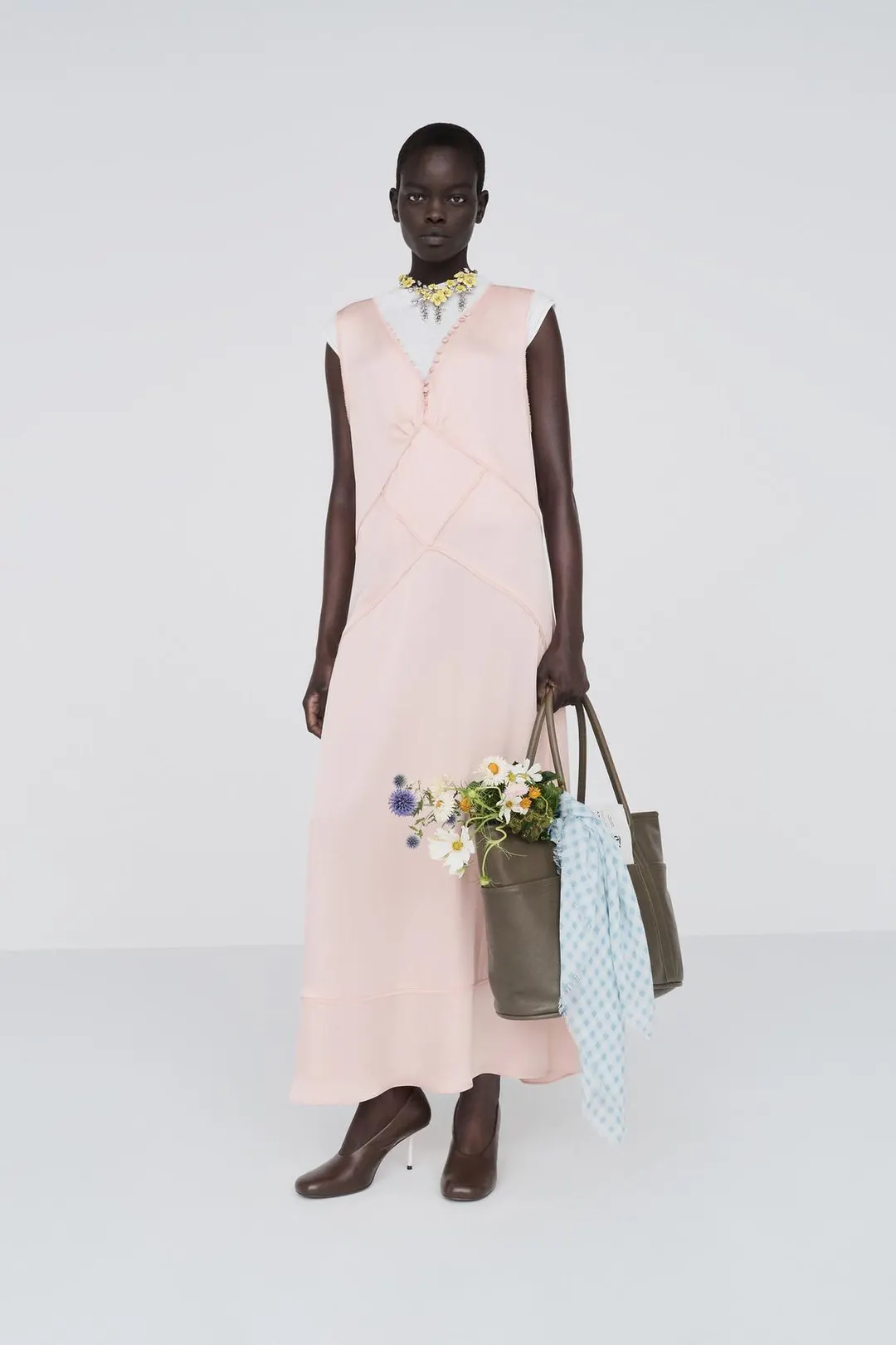 Туфли кожаные Limited Edition на каблуке, Zara