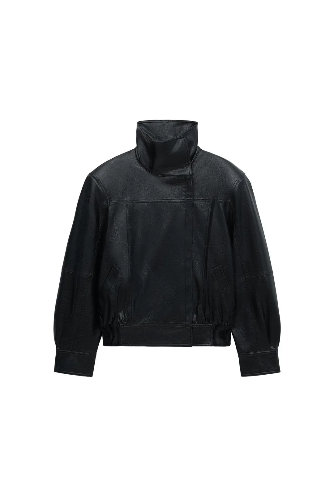 Куртка под кожу с подплечниками, Zara