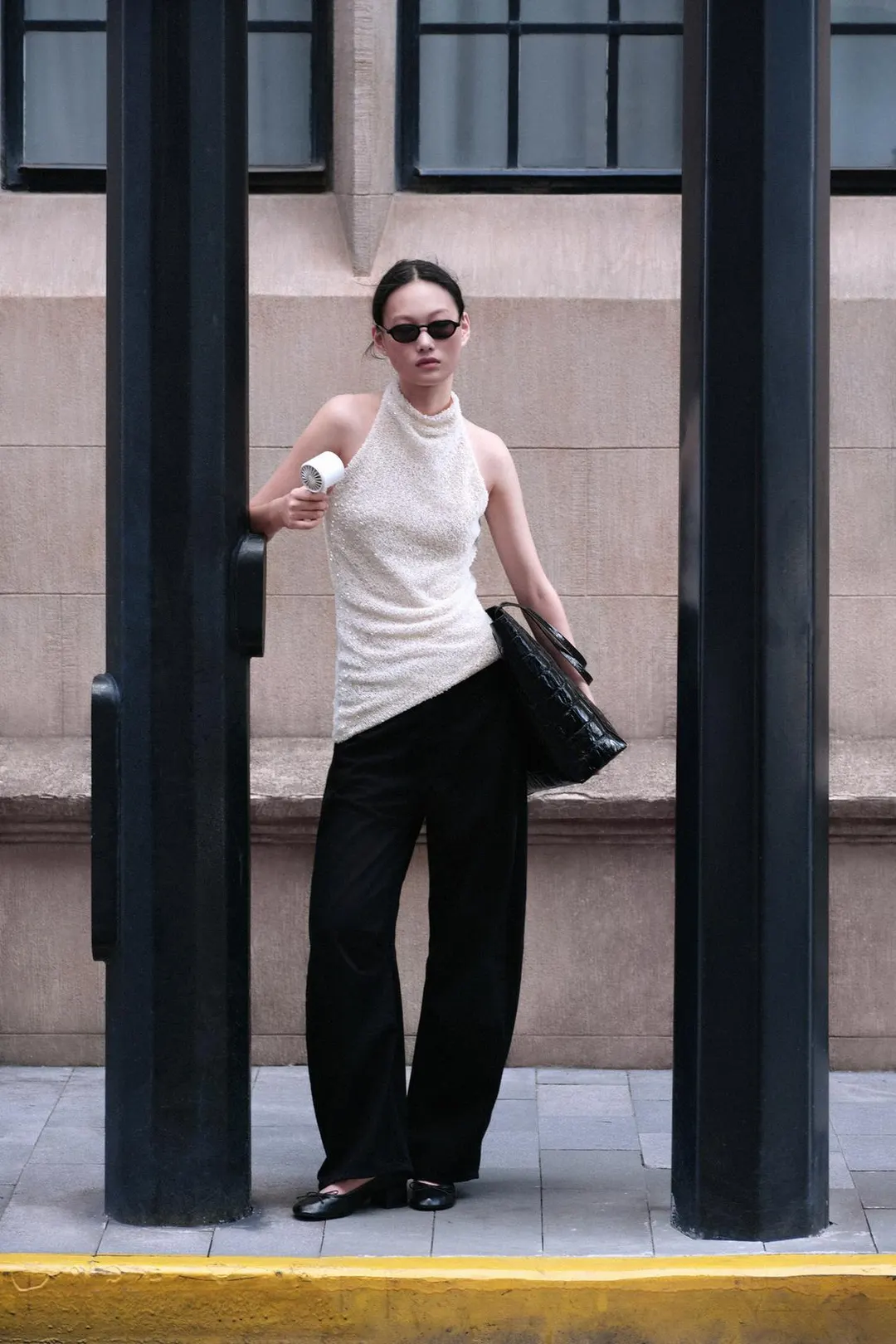 Топ халтер с пайетками ZW Collection, Zara