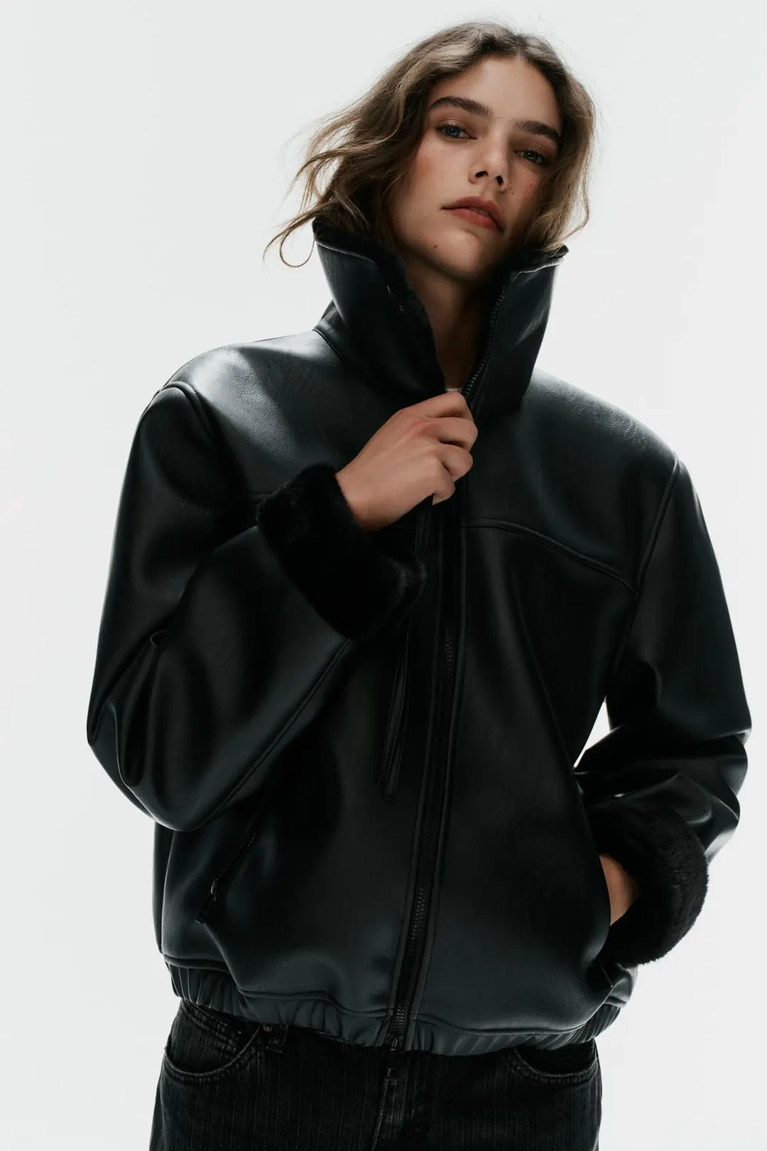Куртка из двухслойной ткани, Zara