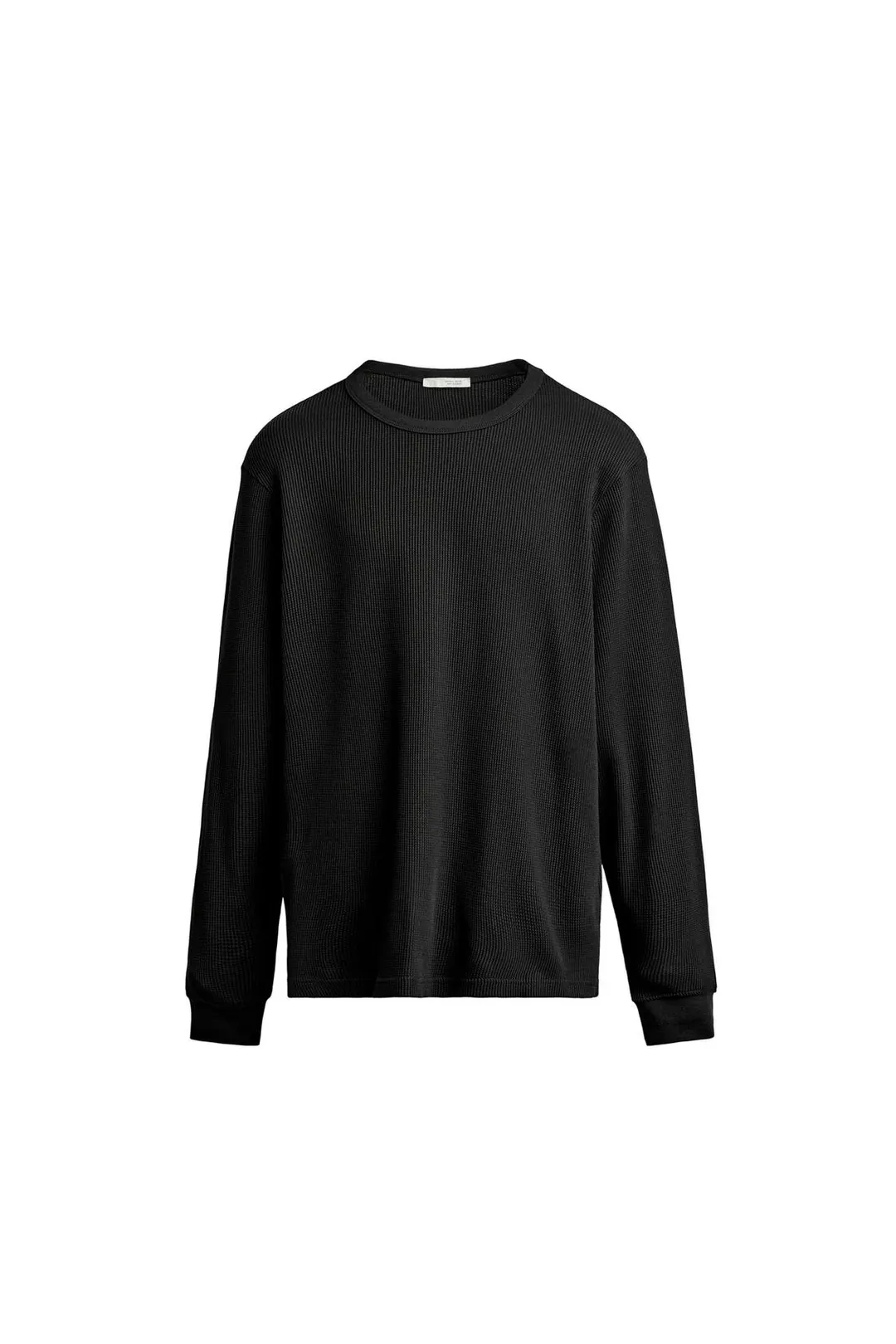 Футболка прямого кроя вафельной вязки, Zara