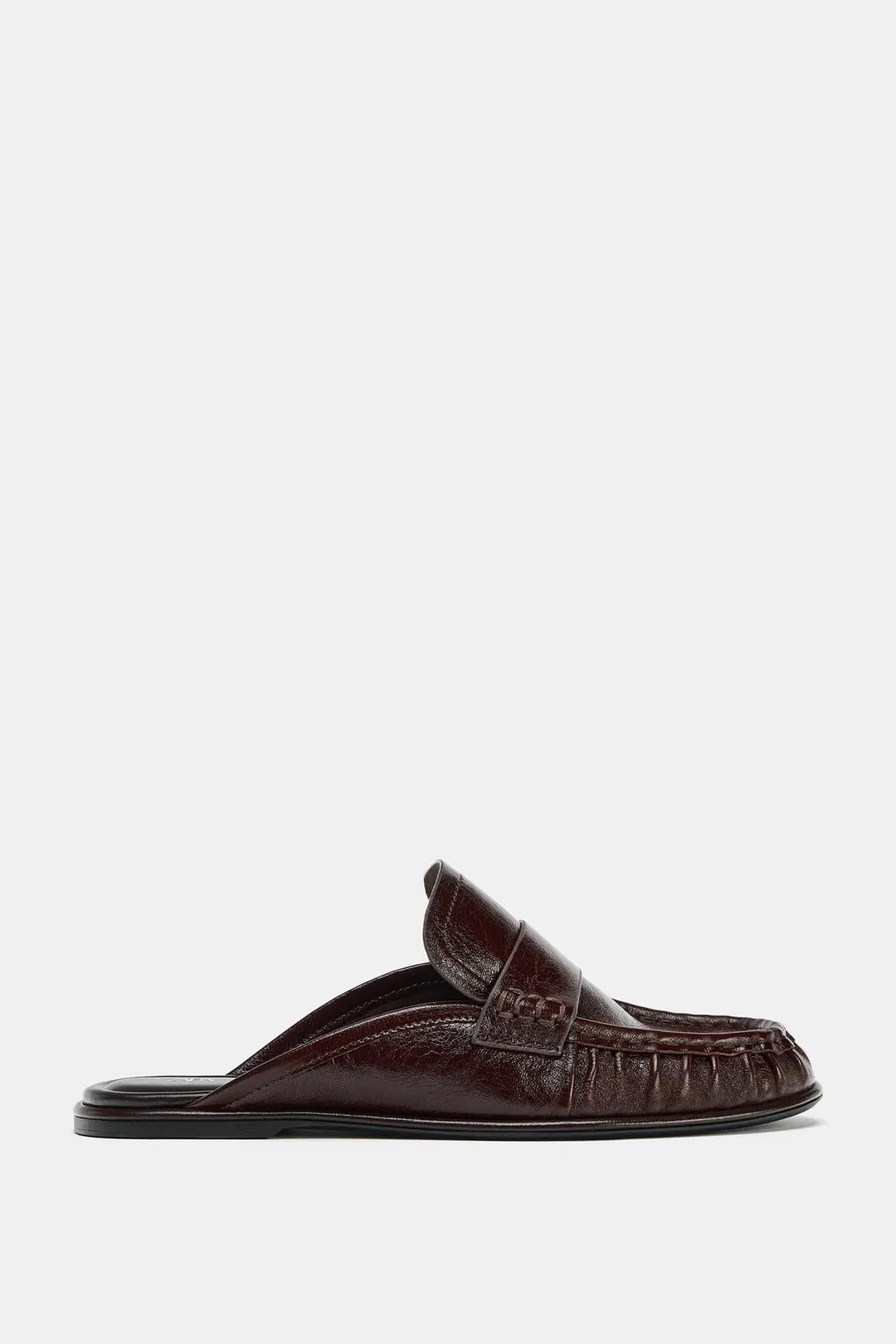 Мюли-лоферы из кожи, Zara