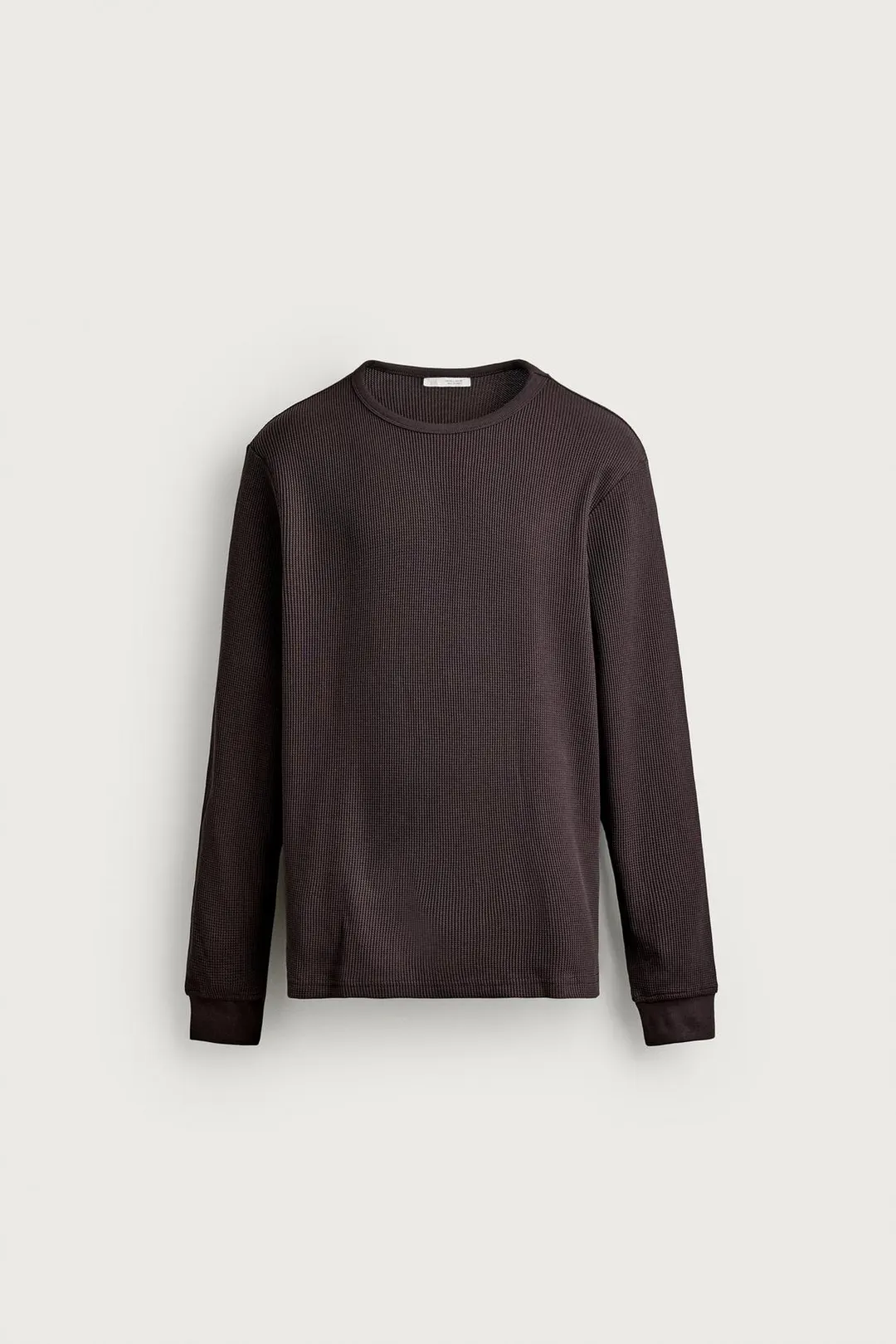 Футболка прямого кроя вафельной вязки, Zara