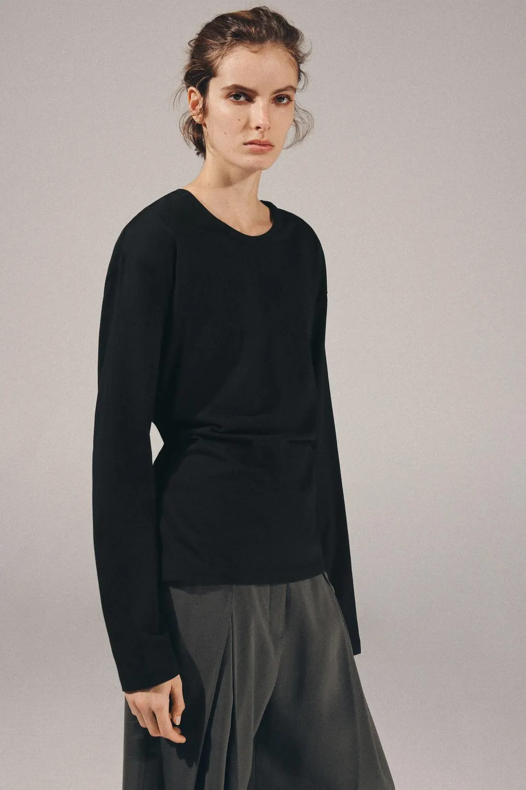 Футболка с пуговицами сзади, Zara
