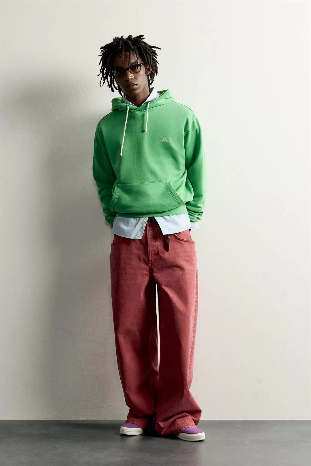 Джинсы baggy fit FRUIT OF THE LOOM™, Zara