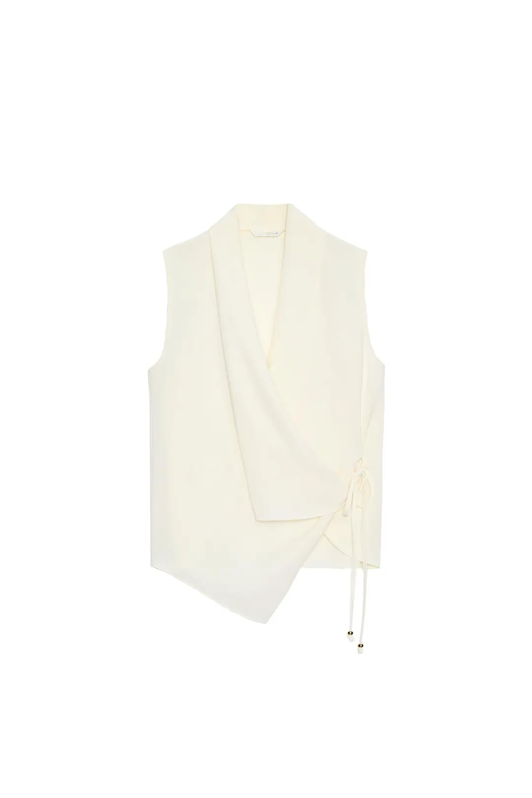 Струящийся топ с запахом, Zara