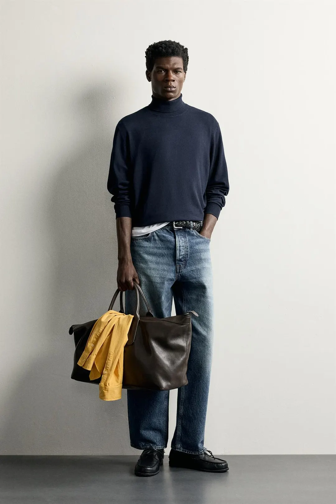 Джемпер базовый с высоким воротником, Zara