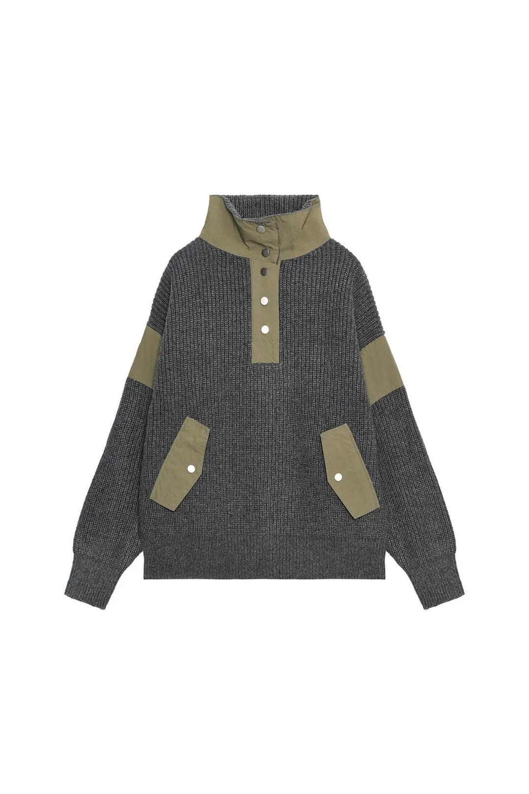 Джемпер контрастной вязки, Zara
