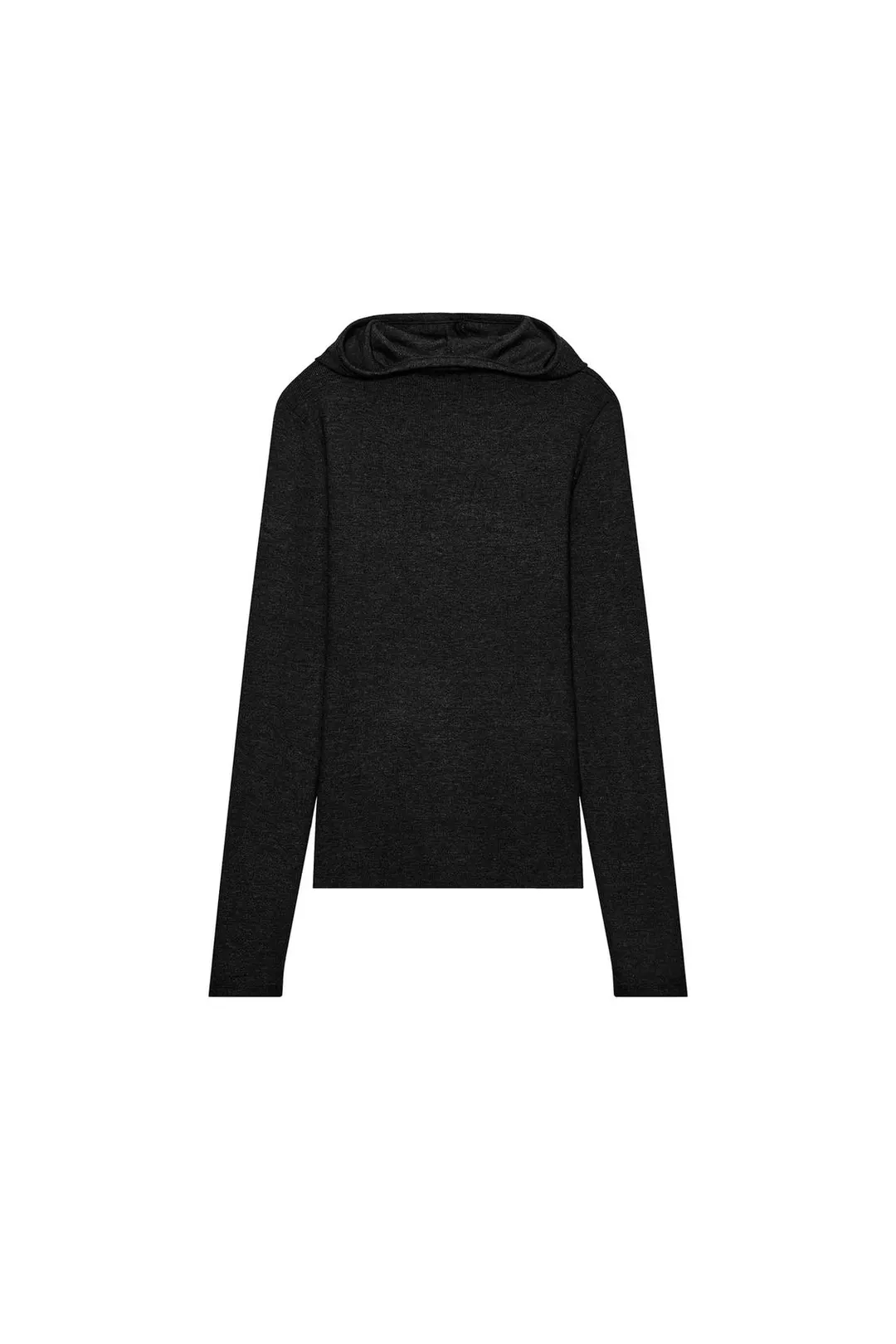 Облегающая футболка с капюшоном, Zara