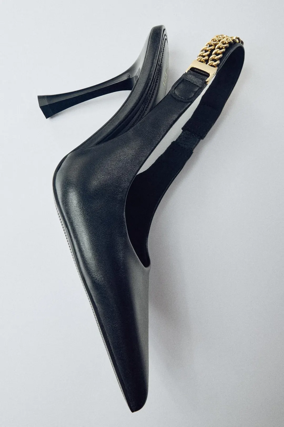 Туфли на каблуке с цепочкой, Zara