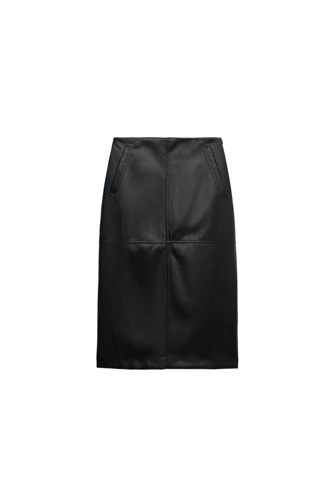Юбка миди под кожу, Zara