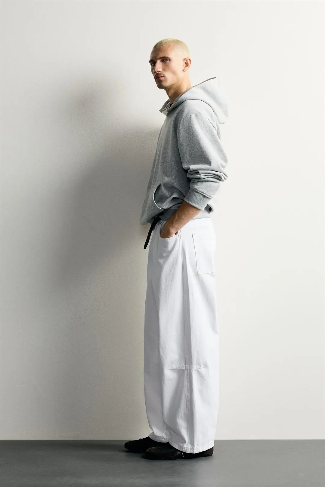 Брюки бочкообразного кроя, Zara