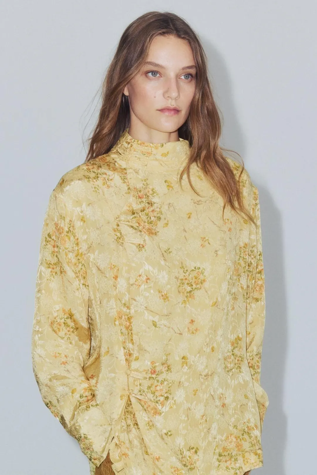 Рубашка с принтом ZW Collection, Zara
