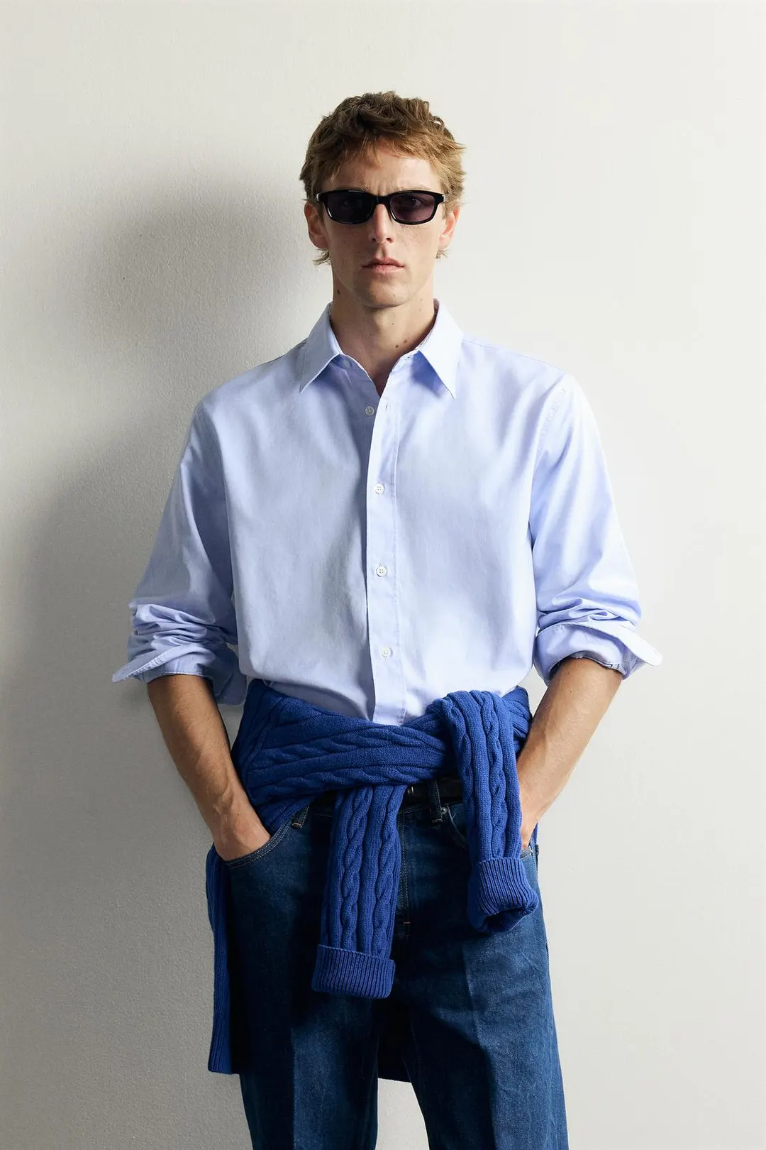 Рубашка классическая AARON LEVINE X ZARA, Zara