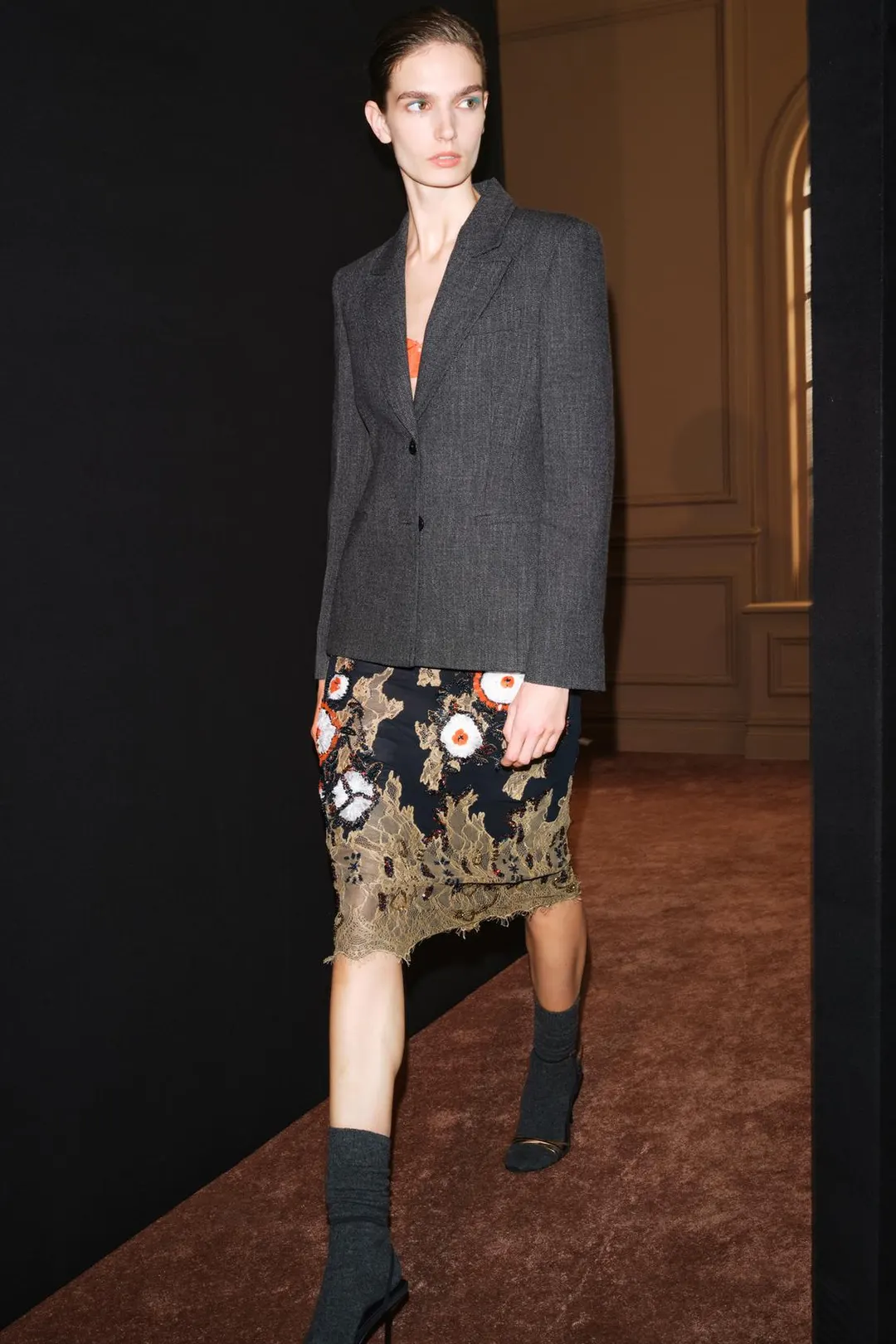 Приталенный блейзер ZW Collection, Zara