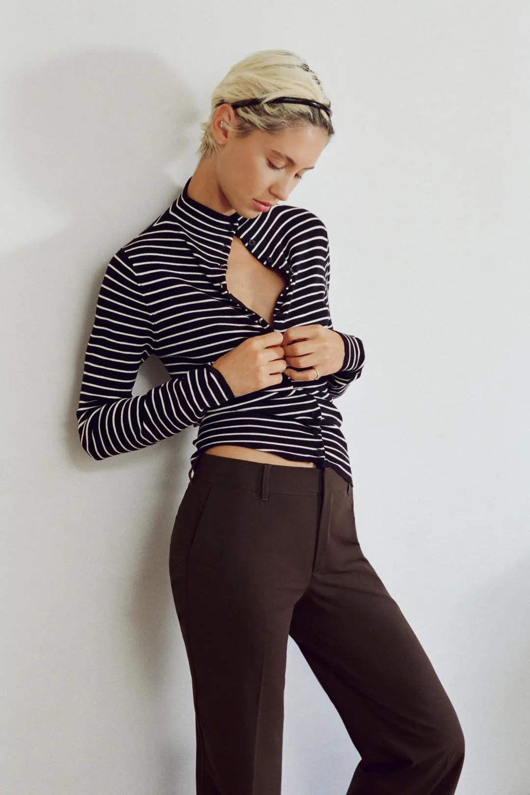 Кардиган в полоску, Zara