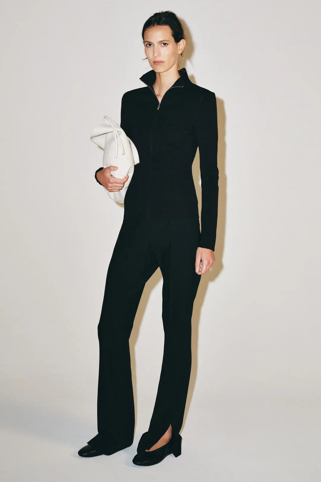 Брюки клеш с разрезами ZW Collection, Zara