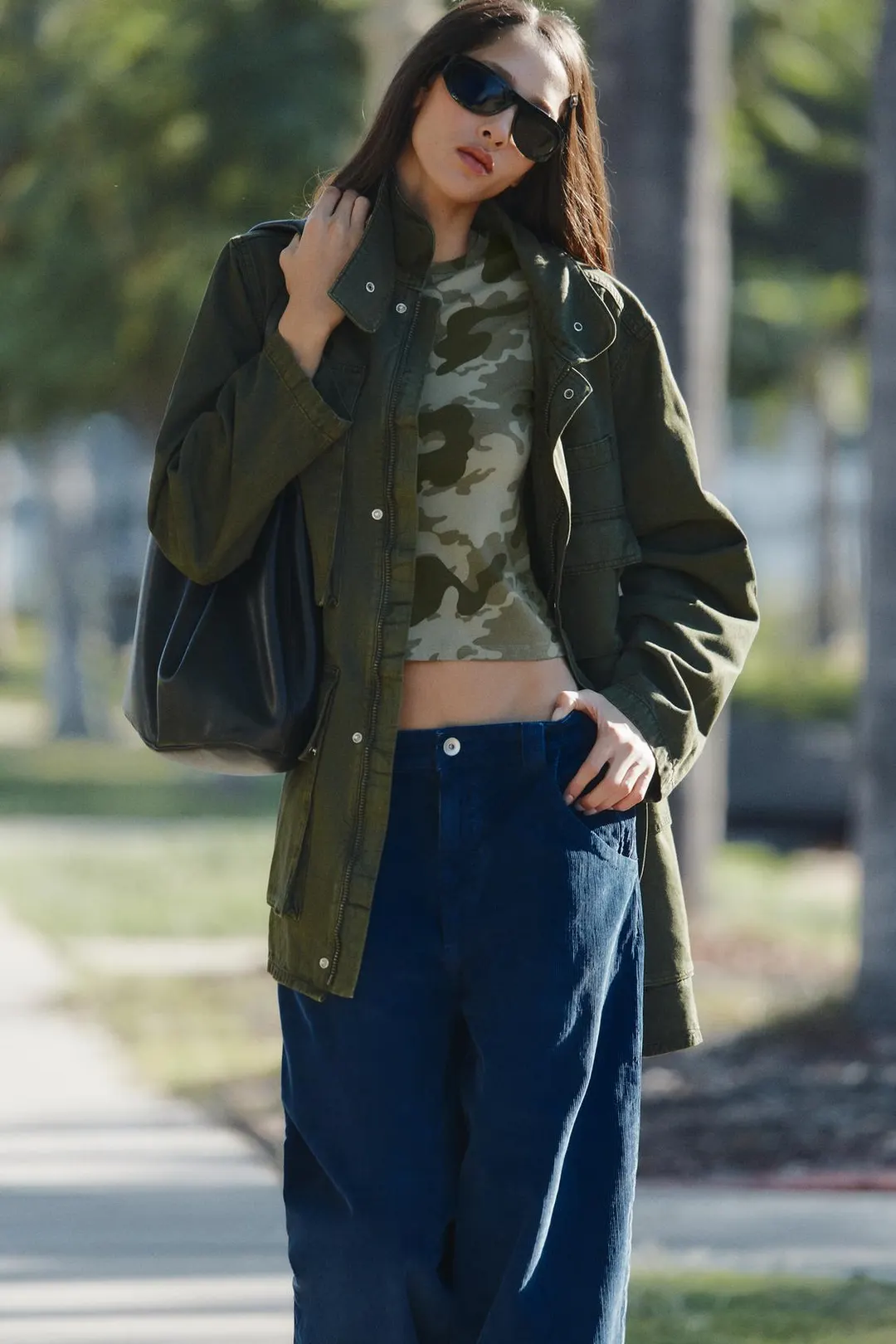Вельветовые брюки свободного кроя, Zara