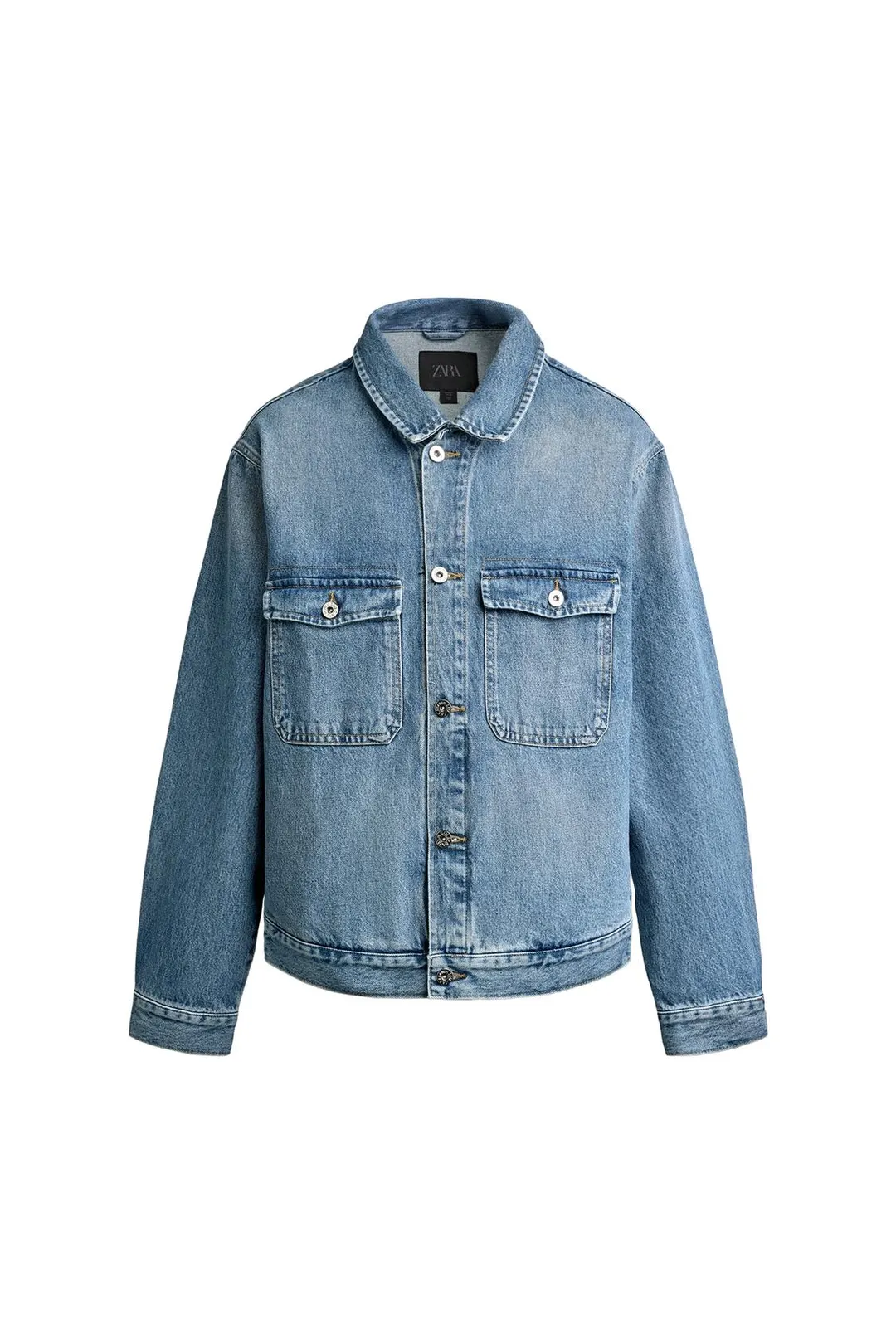 Джинсовая куртка укороченная, Zara