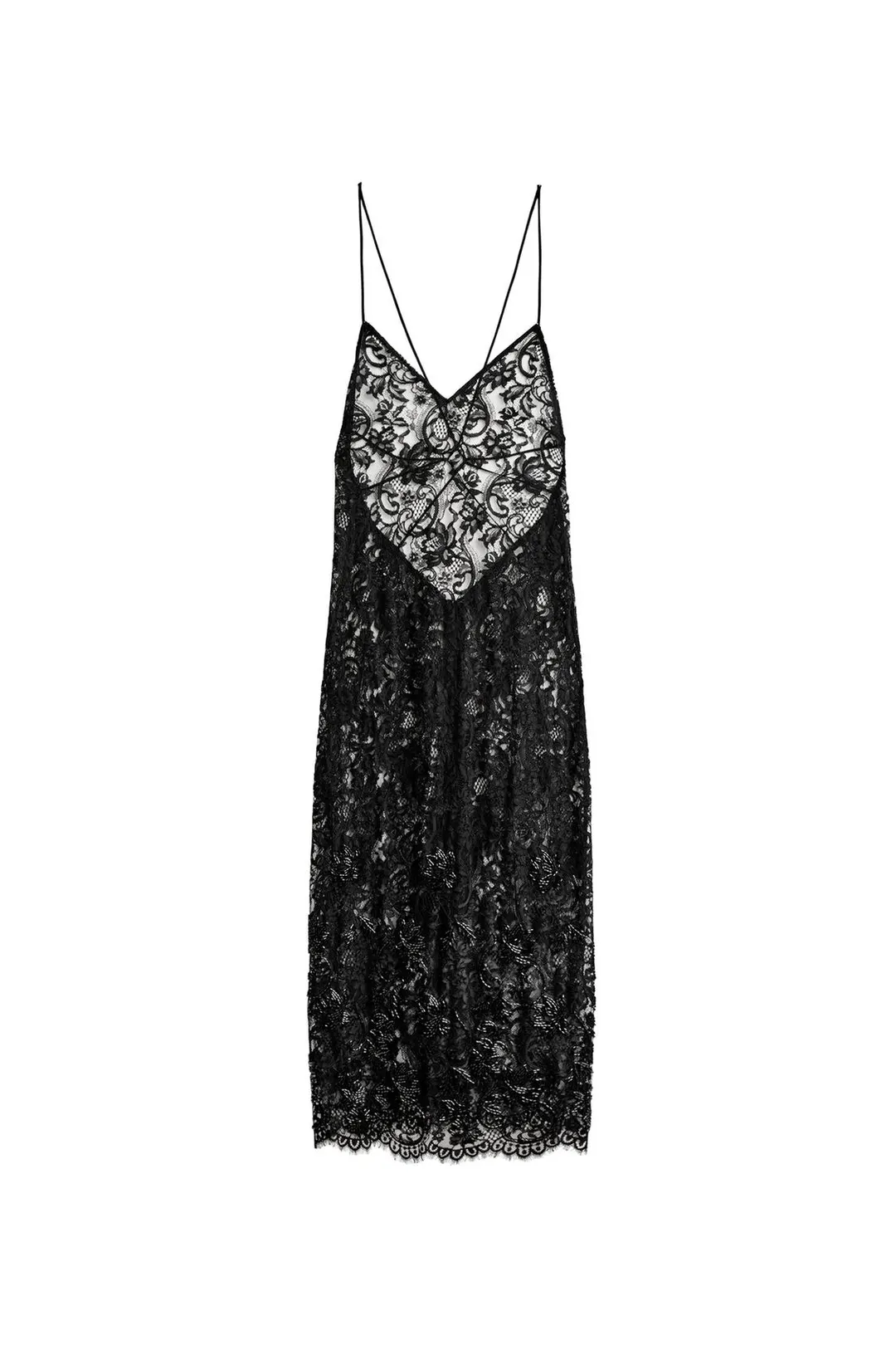 Платье из кружева с бусинами ZW Collection, Zara