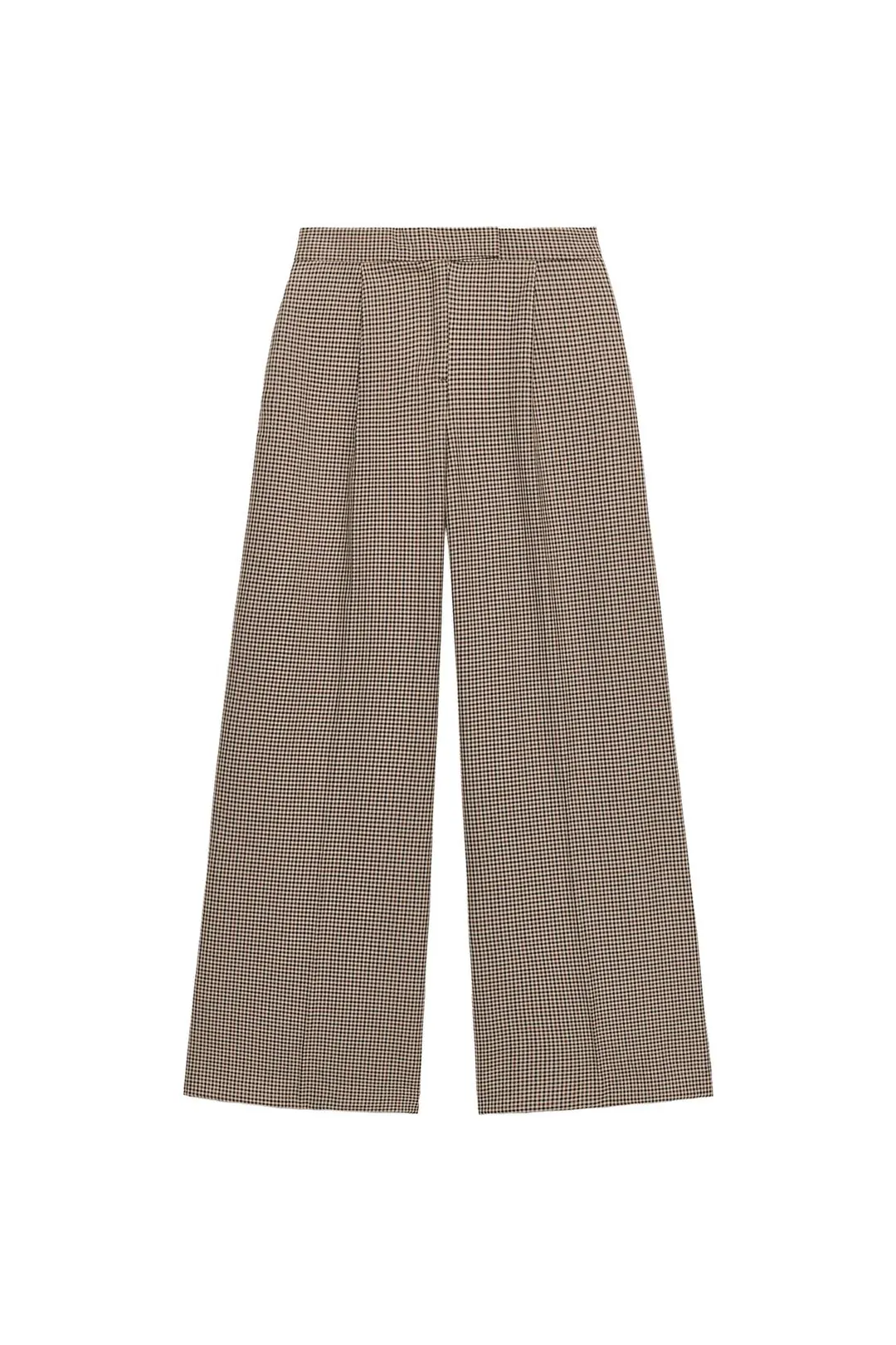 Брюки с защипами и широкими штанинами, Zara