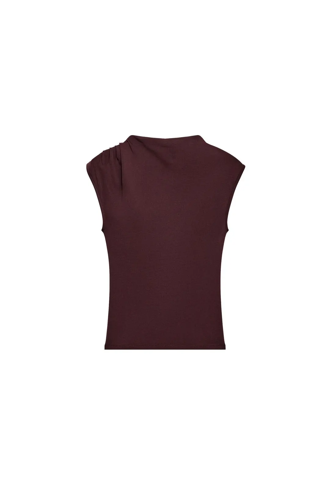 Футболка с драпированным вырезом, Zara
