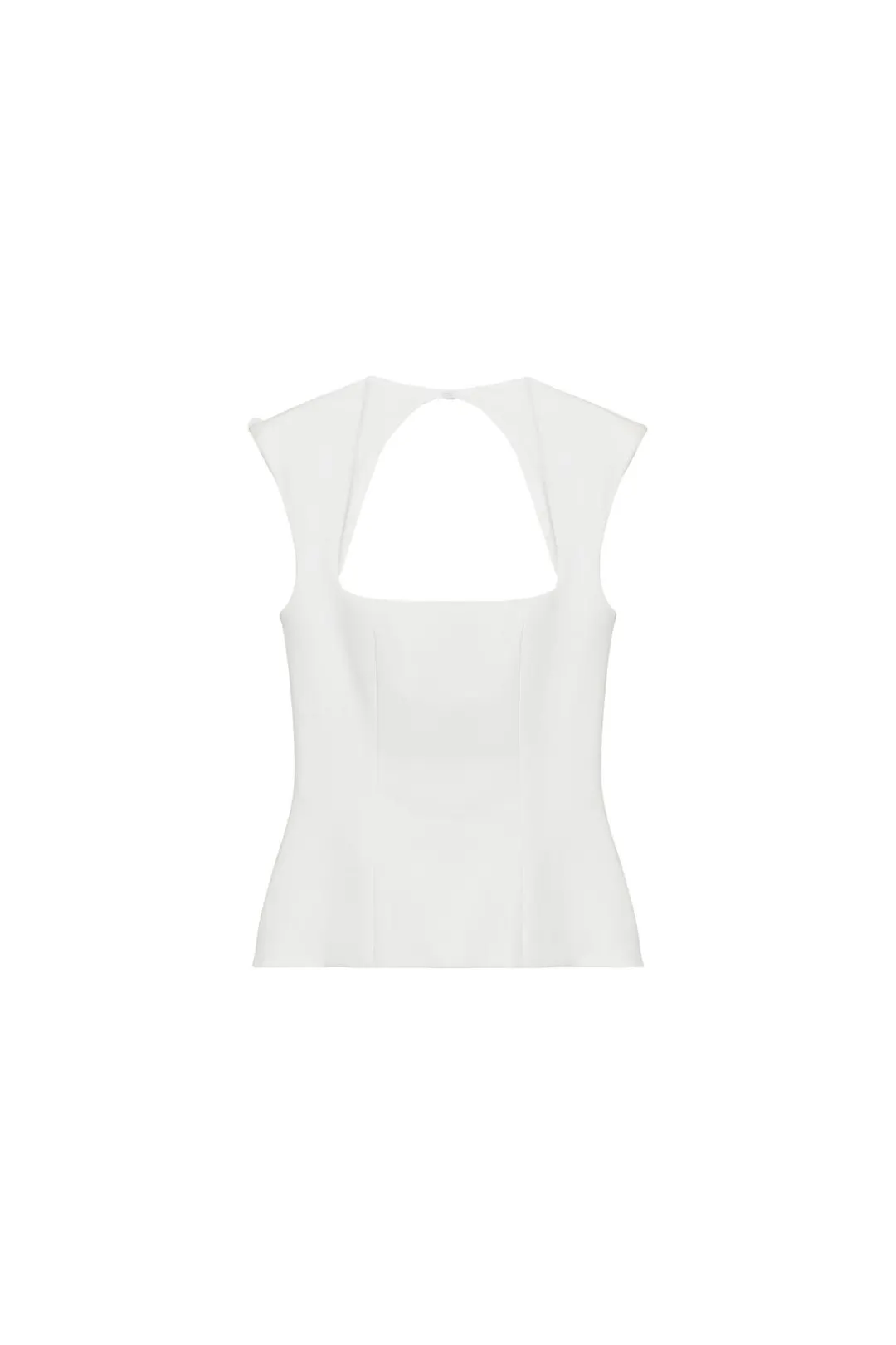 Топ с эластичной баской, Zara