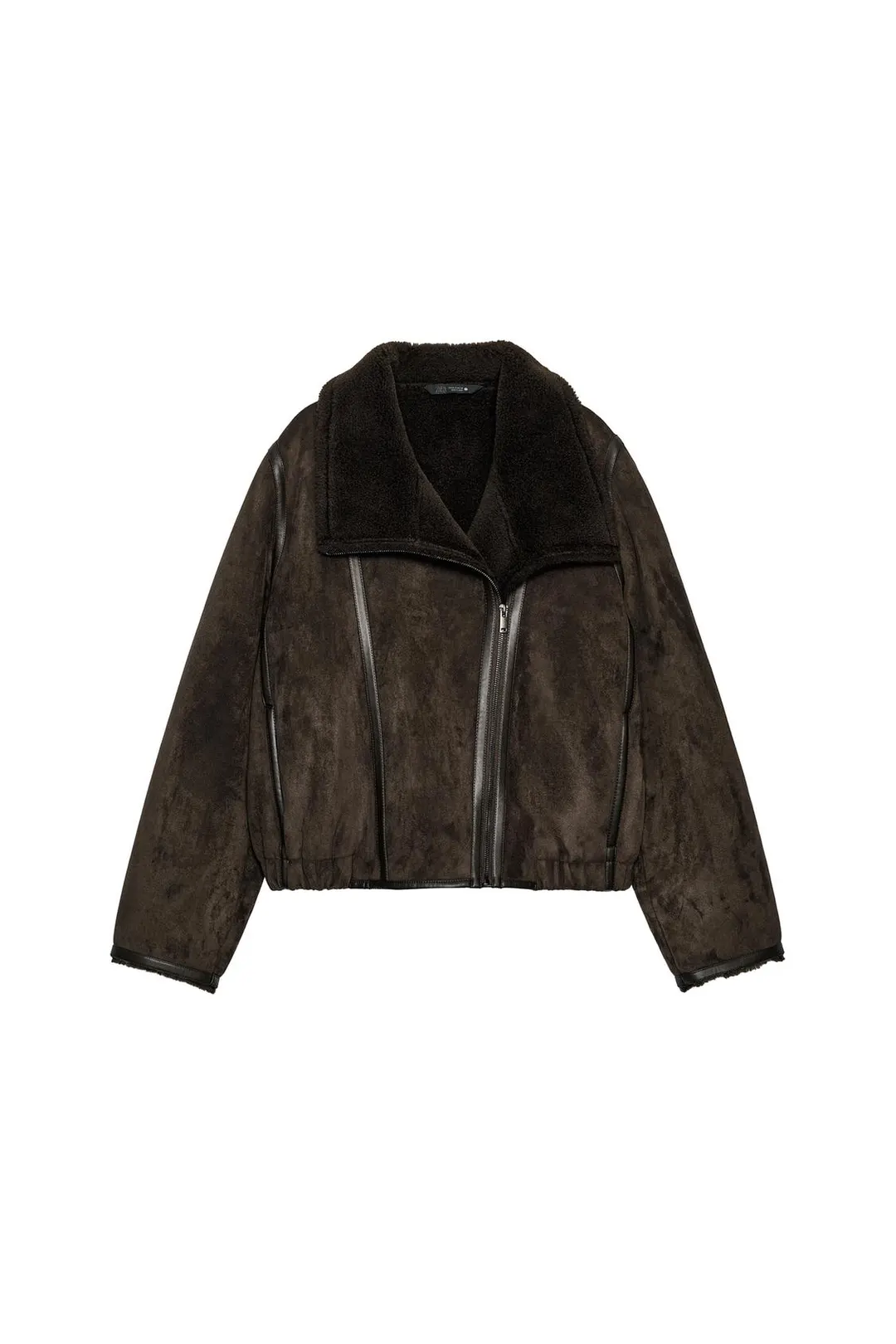Куртка из двустороннего искусственного меха ZW Collection, Zara