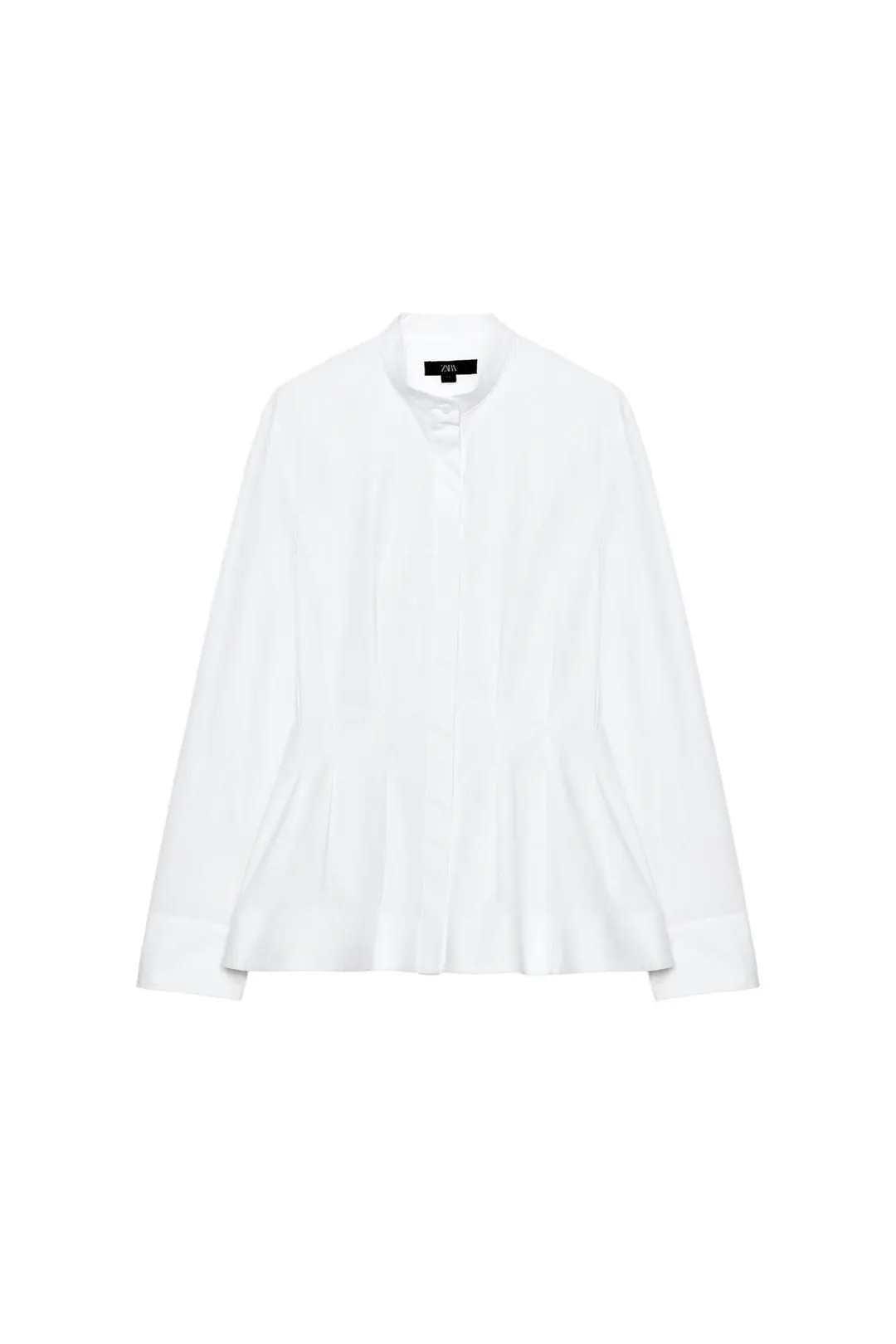 Рубашка плиссированная ZW Collection, Zara