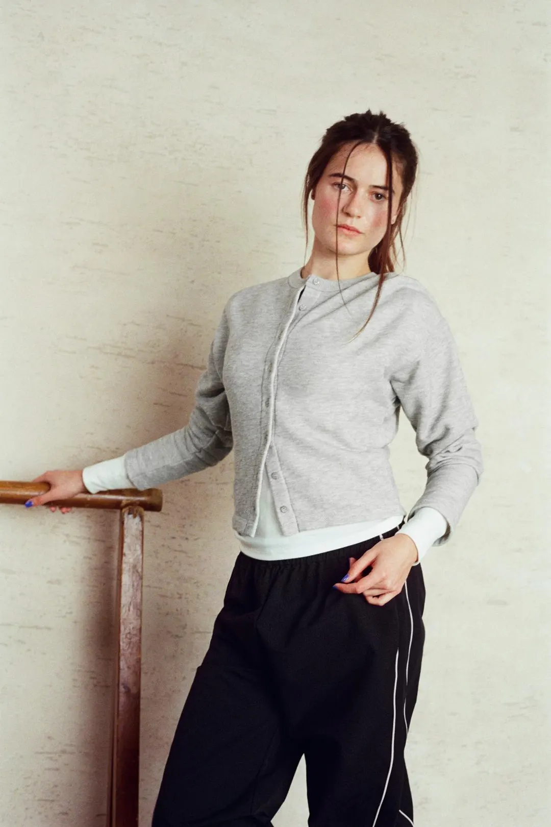 Куртка-толстовка на пуговицах, Zara