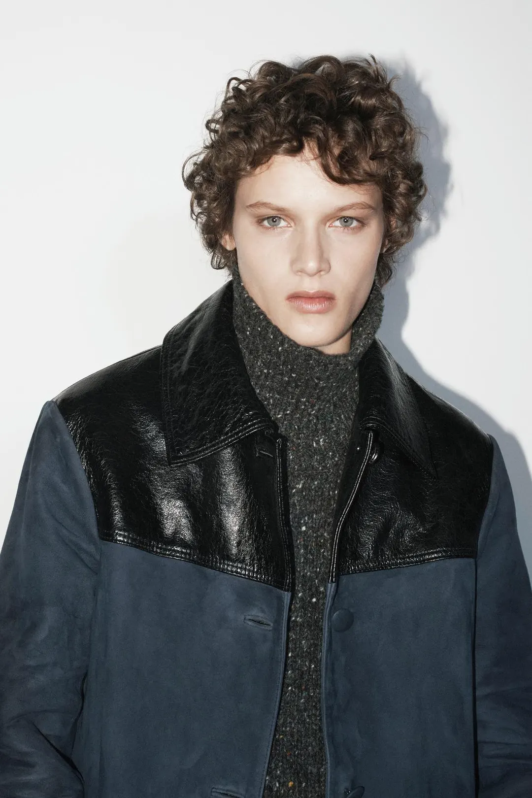 Джемпер с высоким воротником из 100% шерсти, Zara