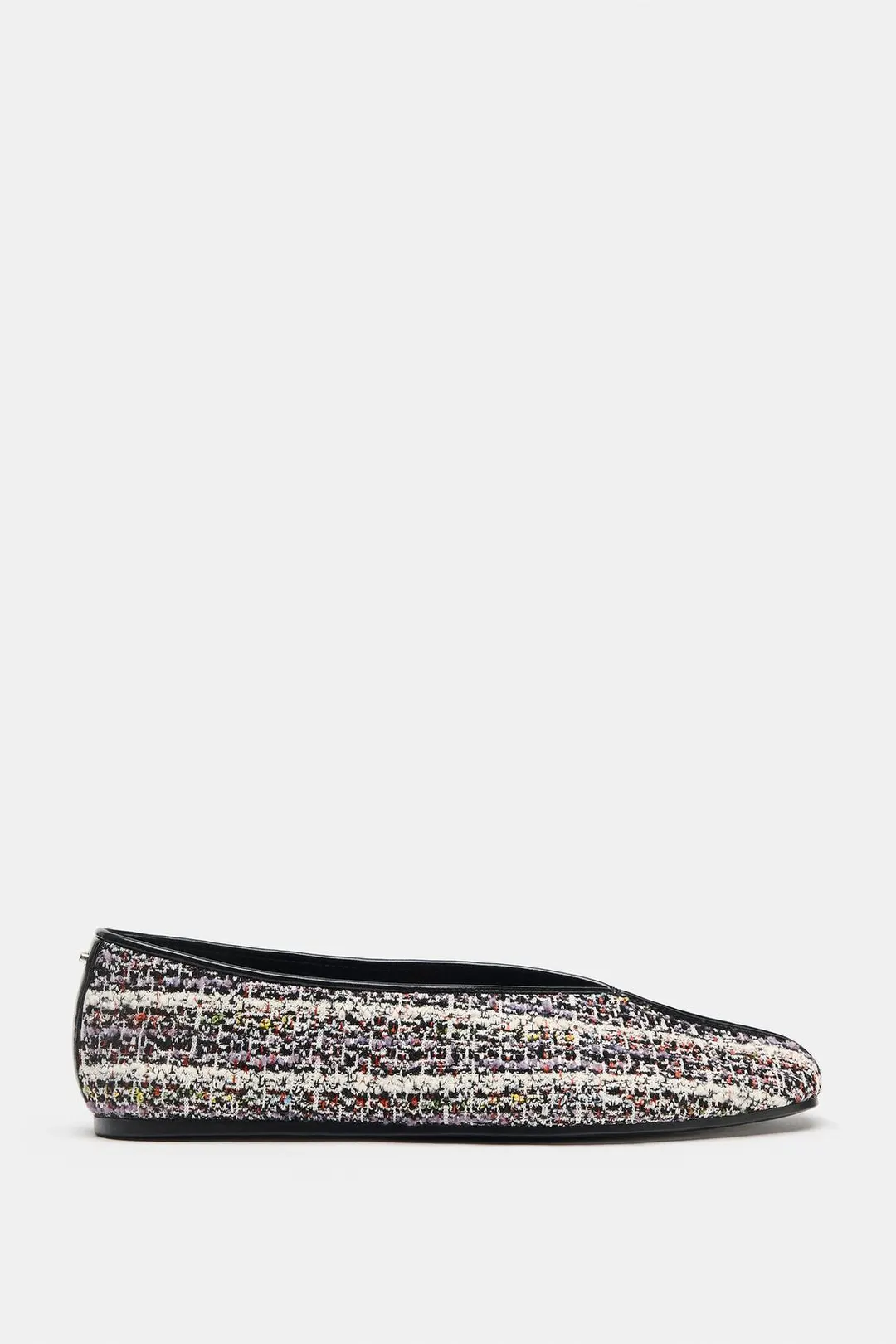 Балетки из ткани в клетку, Zara
